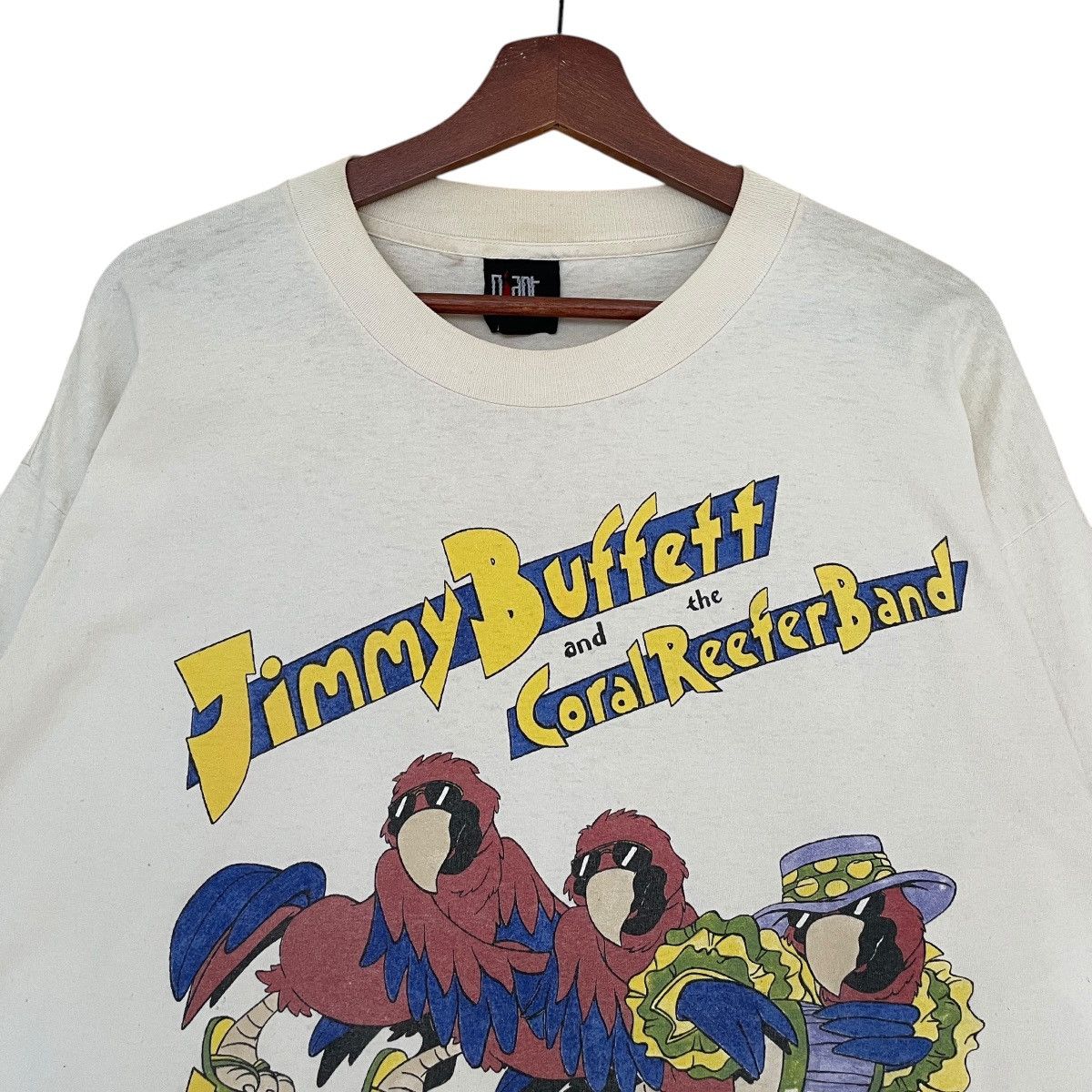 Band Tees × Vintage Vintage Band Singer Jimmy Buffet T-shirt 1970s Size US L / EU 52-54 / 3 - 7 Thumbnail