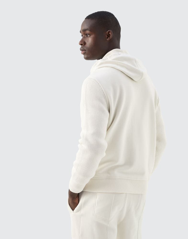 Brunello Cucinelli o1w1db10924 Cardigan Sweatshirt in Open White Size US XXL / EU 58 / 5 - 3 Thumbnail