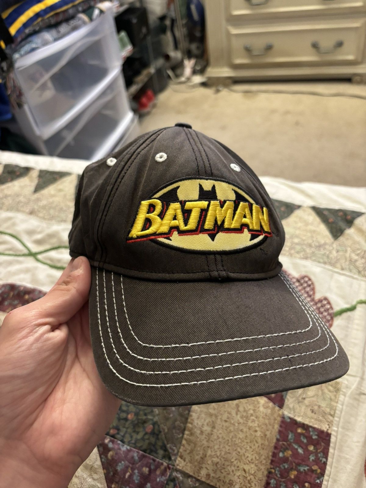 Dc Comics Batman Six Flags Adjustable Hat | Grailed