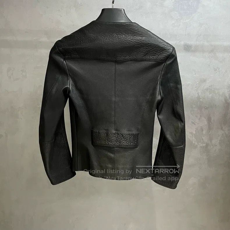 Louis Vuitton Louis Vuitton Black solid with lapel and long sleeves Leat Size XS / US 0-2 / IT 36-38 - 5 Thumbnail
