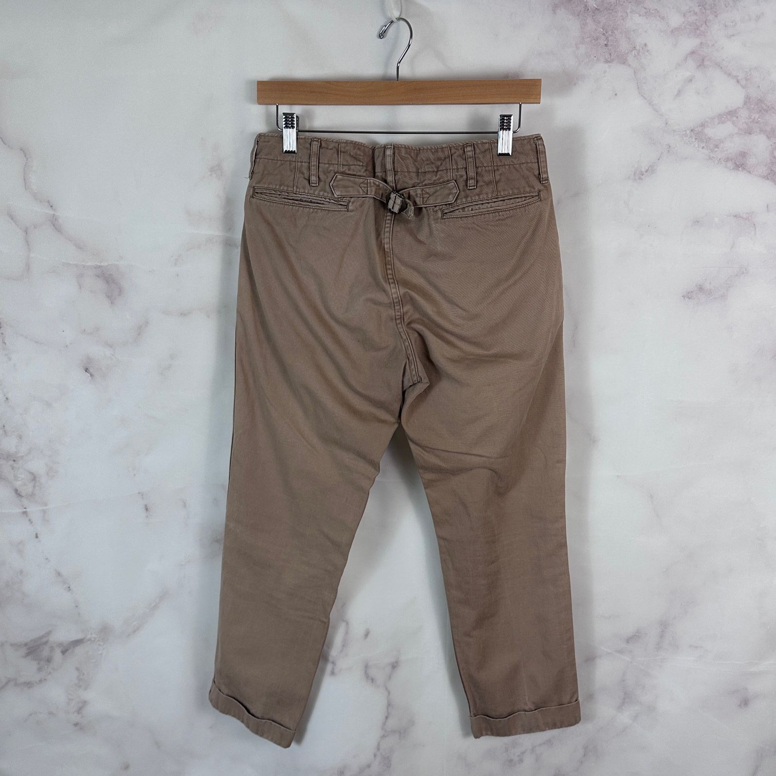 Visvim High Water Khaki Chino Pants Size US 30 / EU 46 - 8 Thumbnail