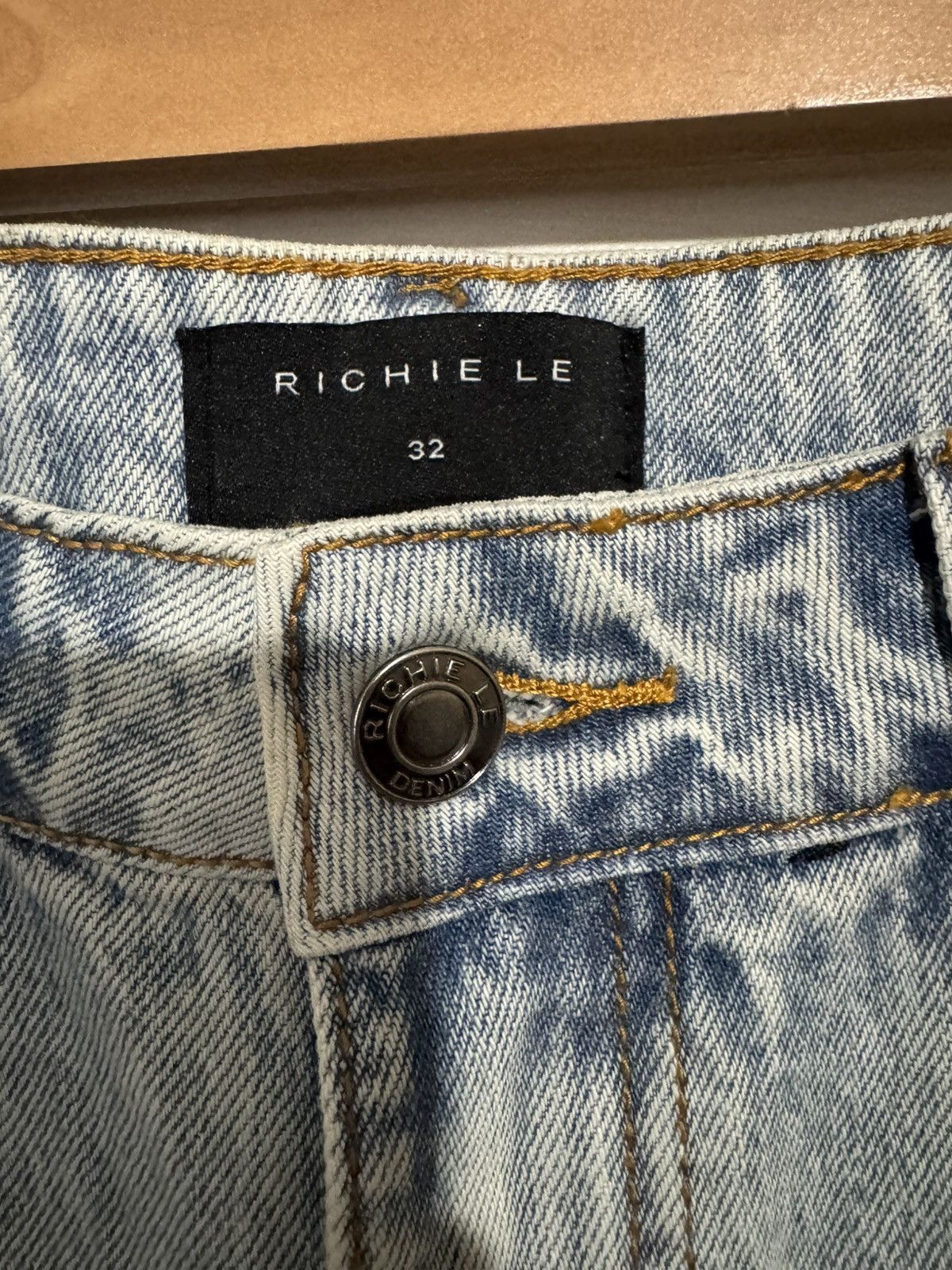 Richie Le Collection RLC RELAXED VINTAGE WASHED DENIM Size US 32 / EU 48 - 3 Thumbnail