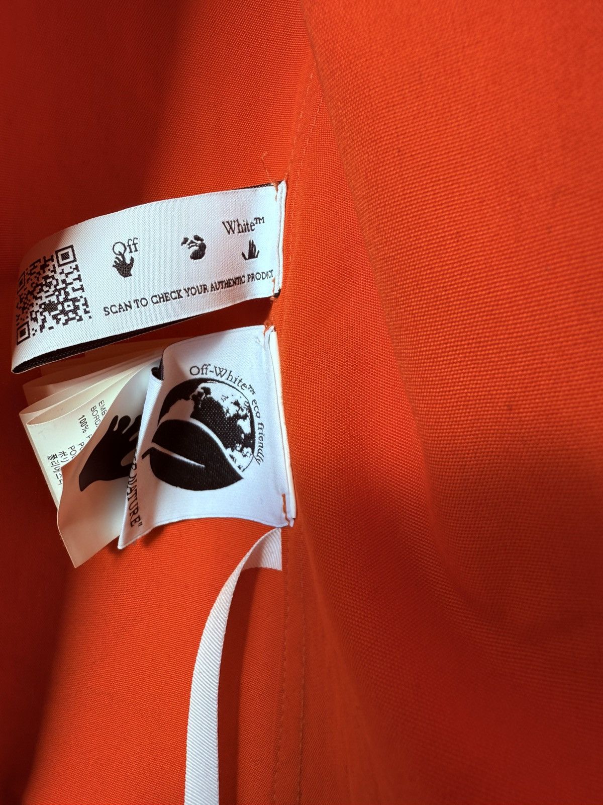Off-White Off-White Orange Workwear Overshirt Jacket Size US M / EU 48-50 / 2 - 8 Thumbnail