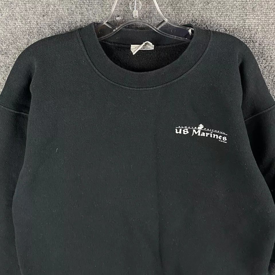Vintage US Marines Sweatshirt Men Large 720 Design Distressed Size US L / EU 52-54 / 3 - 2 Thumbnail