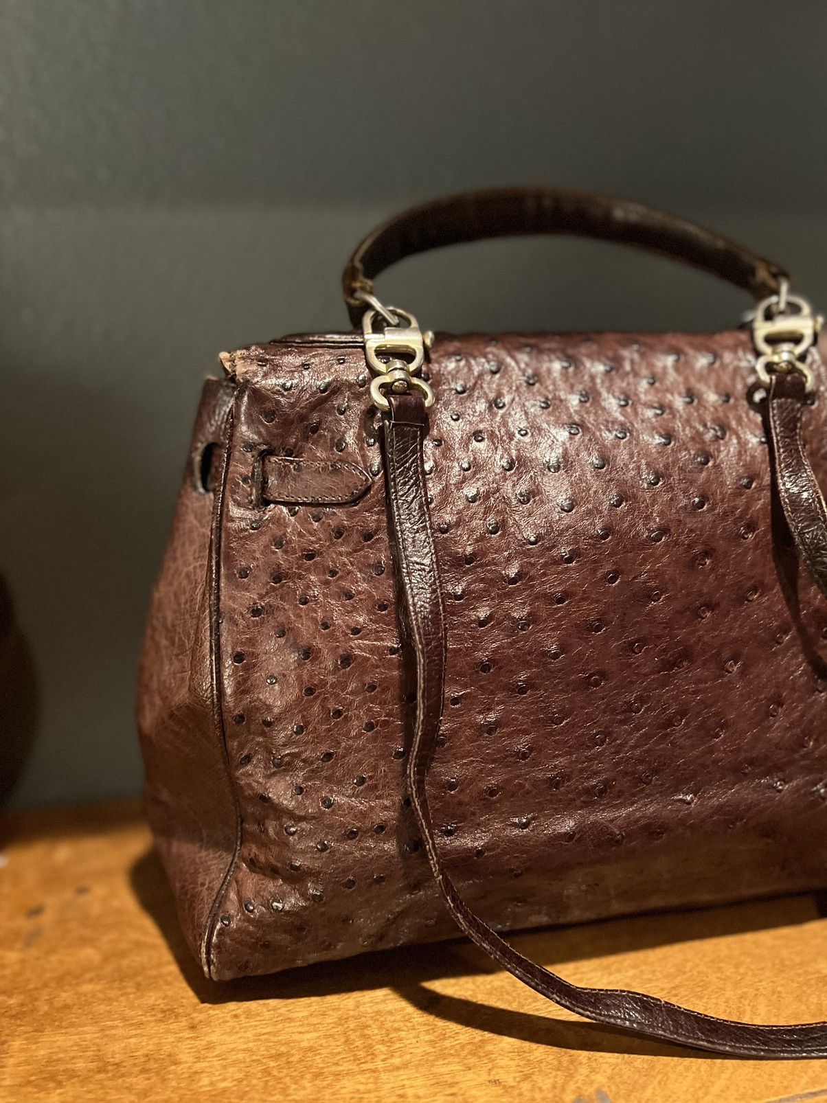 SoSo RARE SISO Early 2000's BIRKIN Style Kelly Bag Size ONE SIZE - 15 Thumbnail