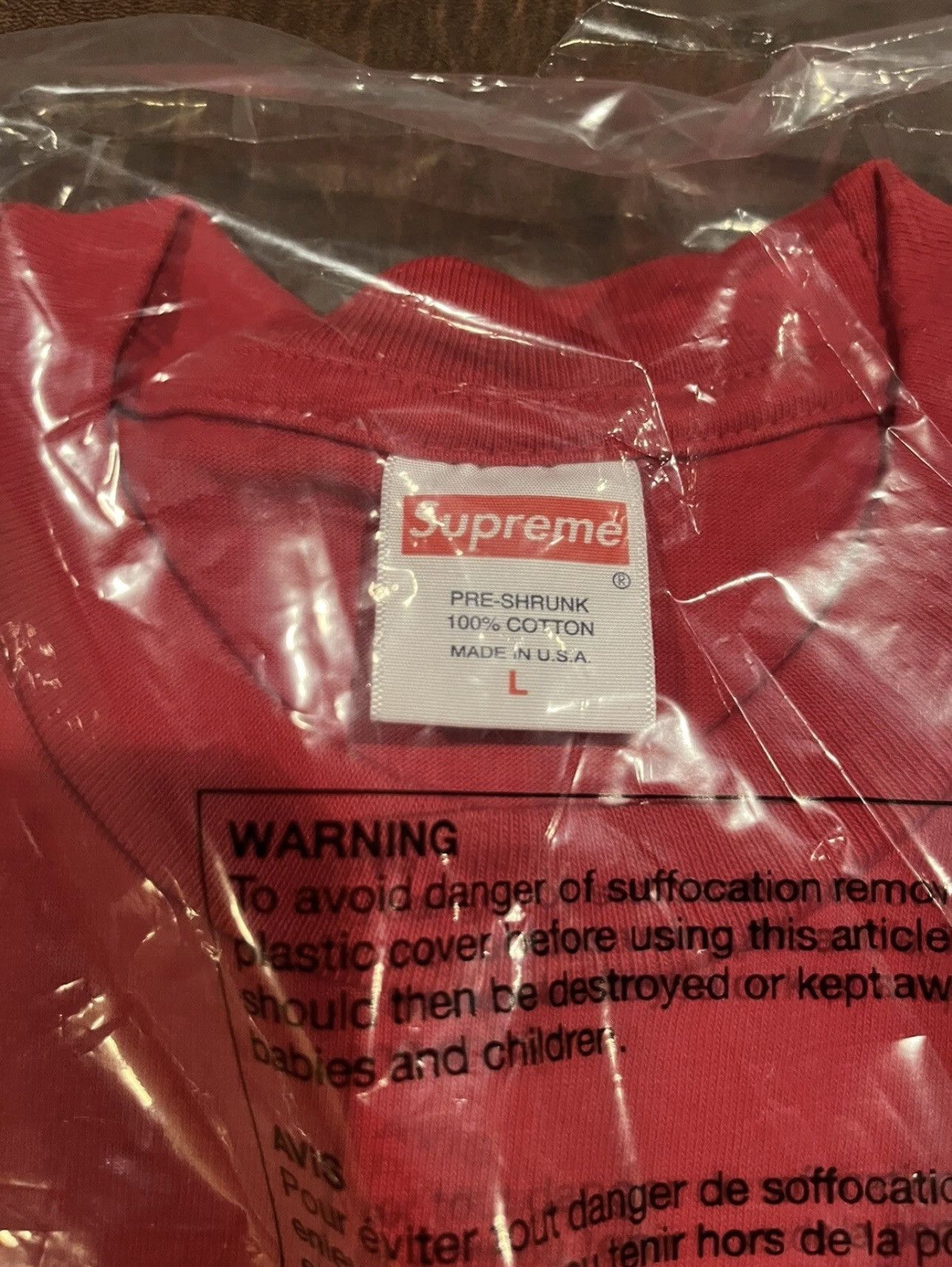 Supreme Supreme Motion Logo Tee Red SS23 Large Size US L / EU 52-54 / 3 - 2 Thumbnail