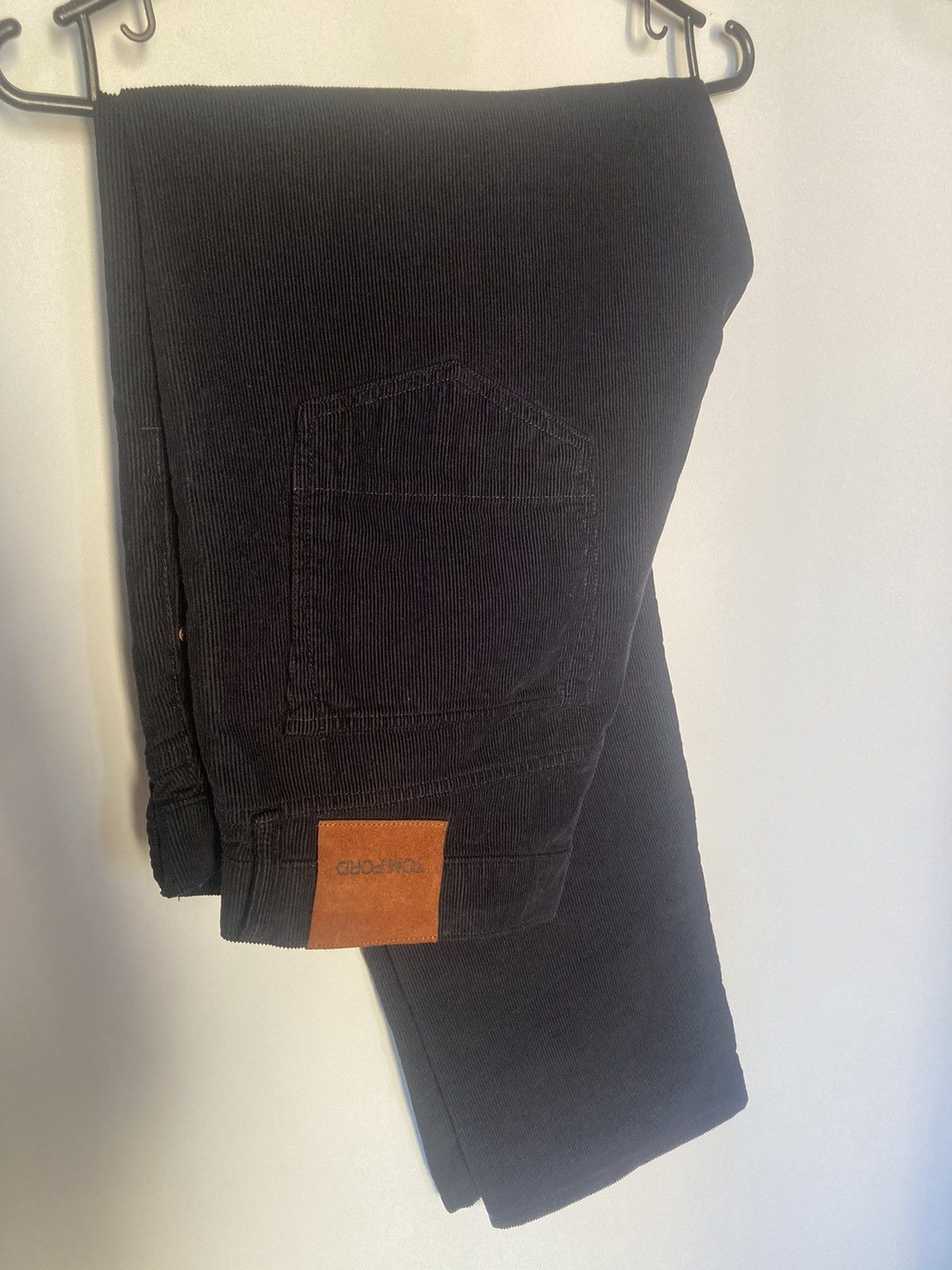 image of Tom Ford Velvet Pants in Blue, Men's (Size 36)