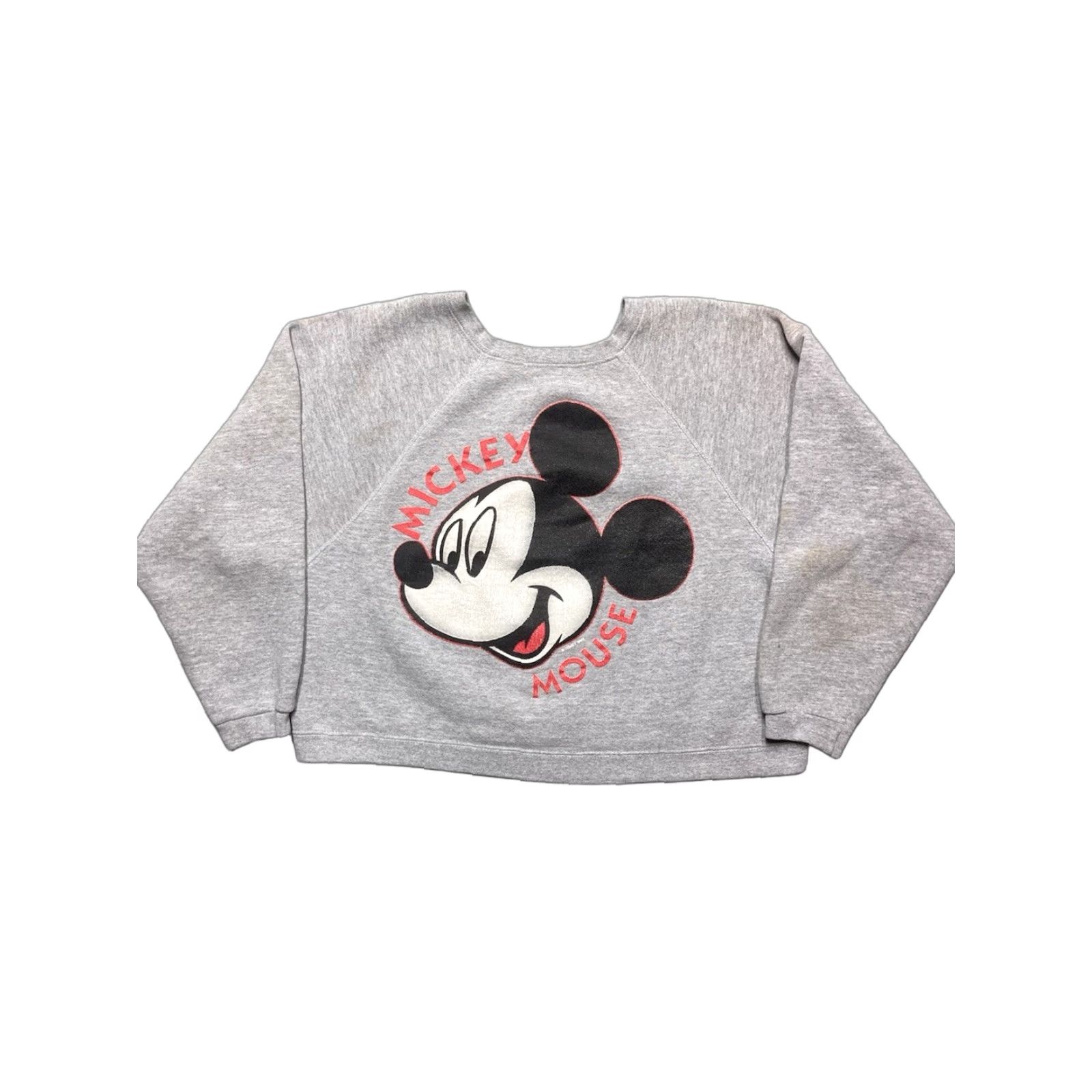 Disney VINTAGE Sweatshirt Mickey Mouse Disney Cartoon Crewneck Boxy Fit Large Men Gray L Size US L / EU 52-54 / 3 - 1 Thumbnail