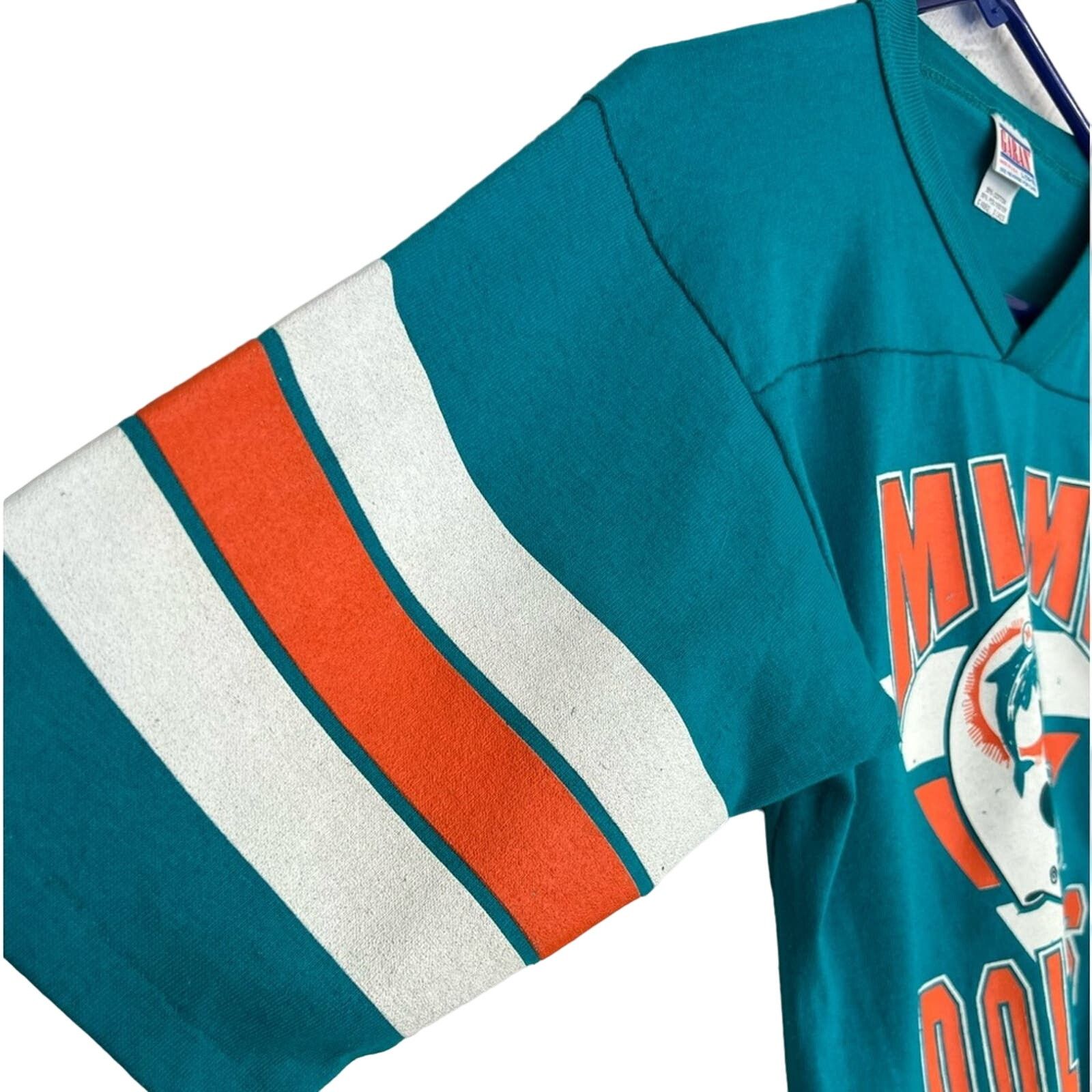 Vintage VINTAGE MIAMI DOLPHINS SHIRT YOUTH L MADE IN USA GARAN NEW Size US M / EU 48-50 / 2 - 5 Thumbnail