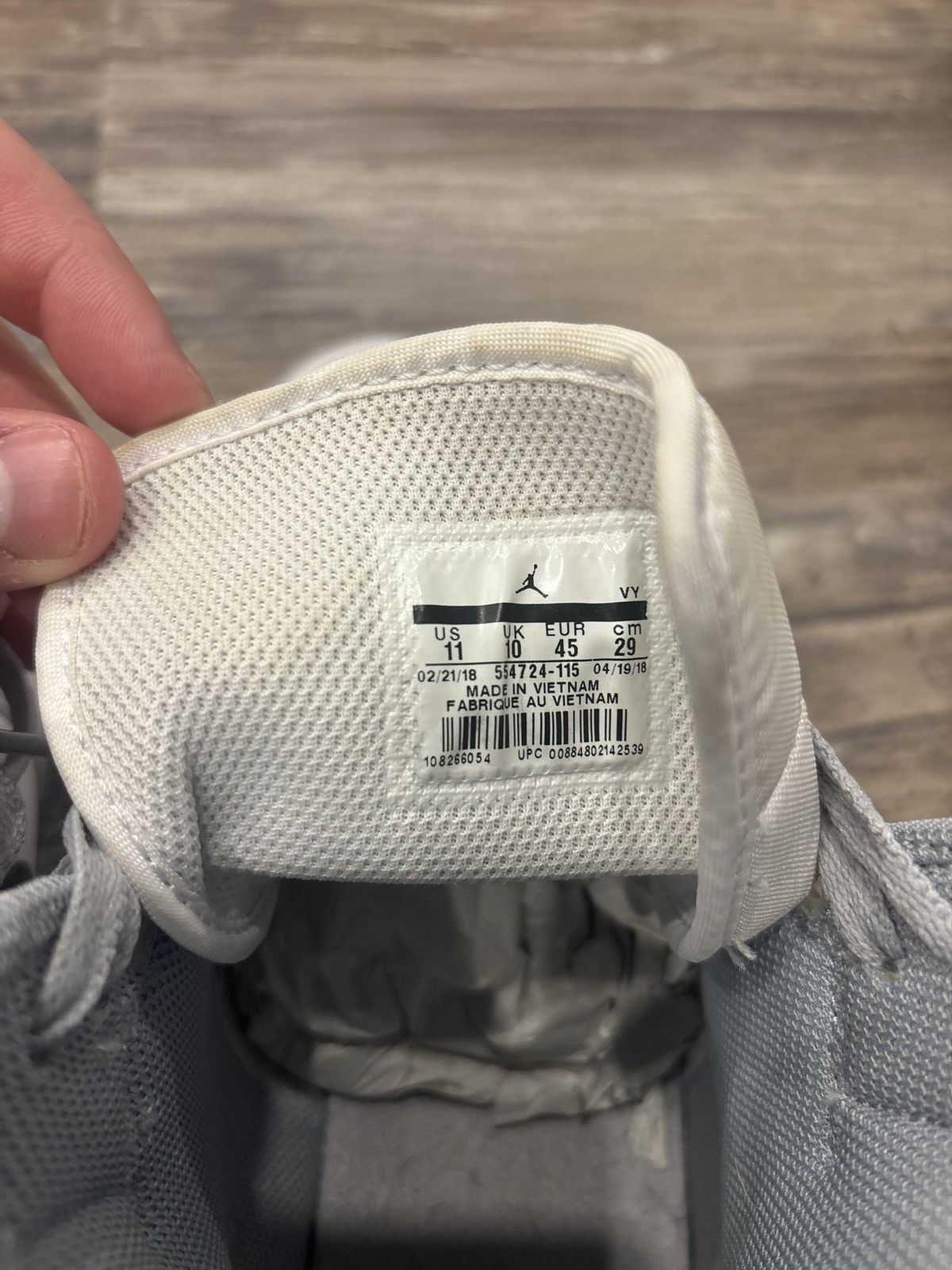 Jordan Brand Jordan 1 Mid White Cement - Size 11 Size US 11 / EU 44 - 7 Thumbnail