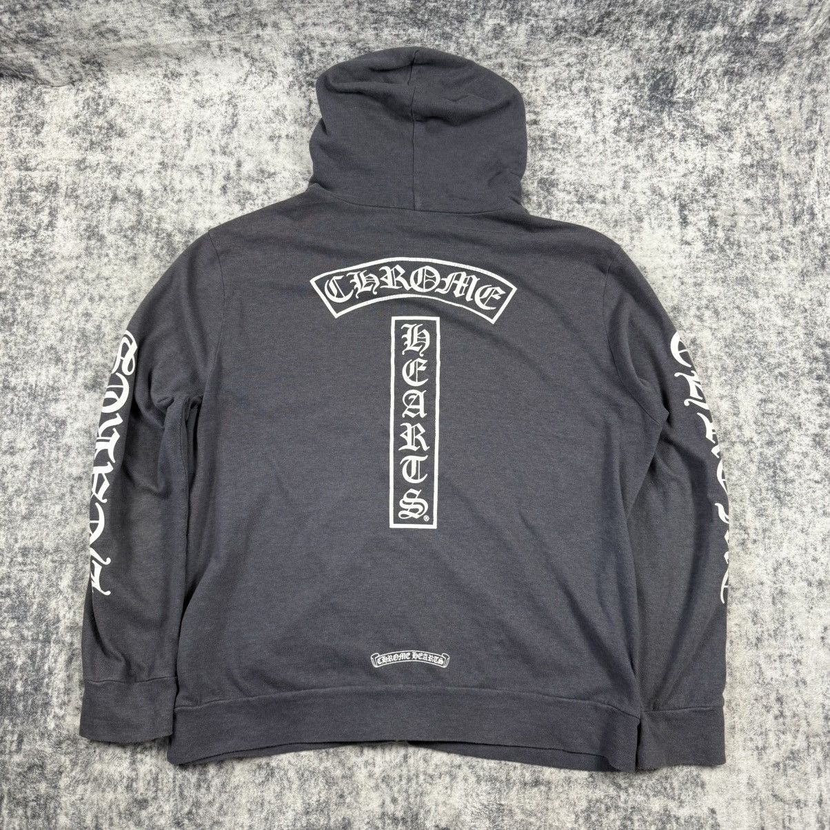 Chrome Hearts Chrome Hearts Vintage Horseshoe ‘Grey’ Zip Hoodie Size US L / EU 52-54 / 3 - 6 Thumbnail