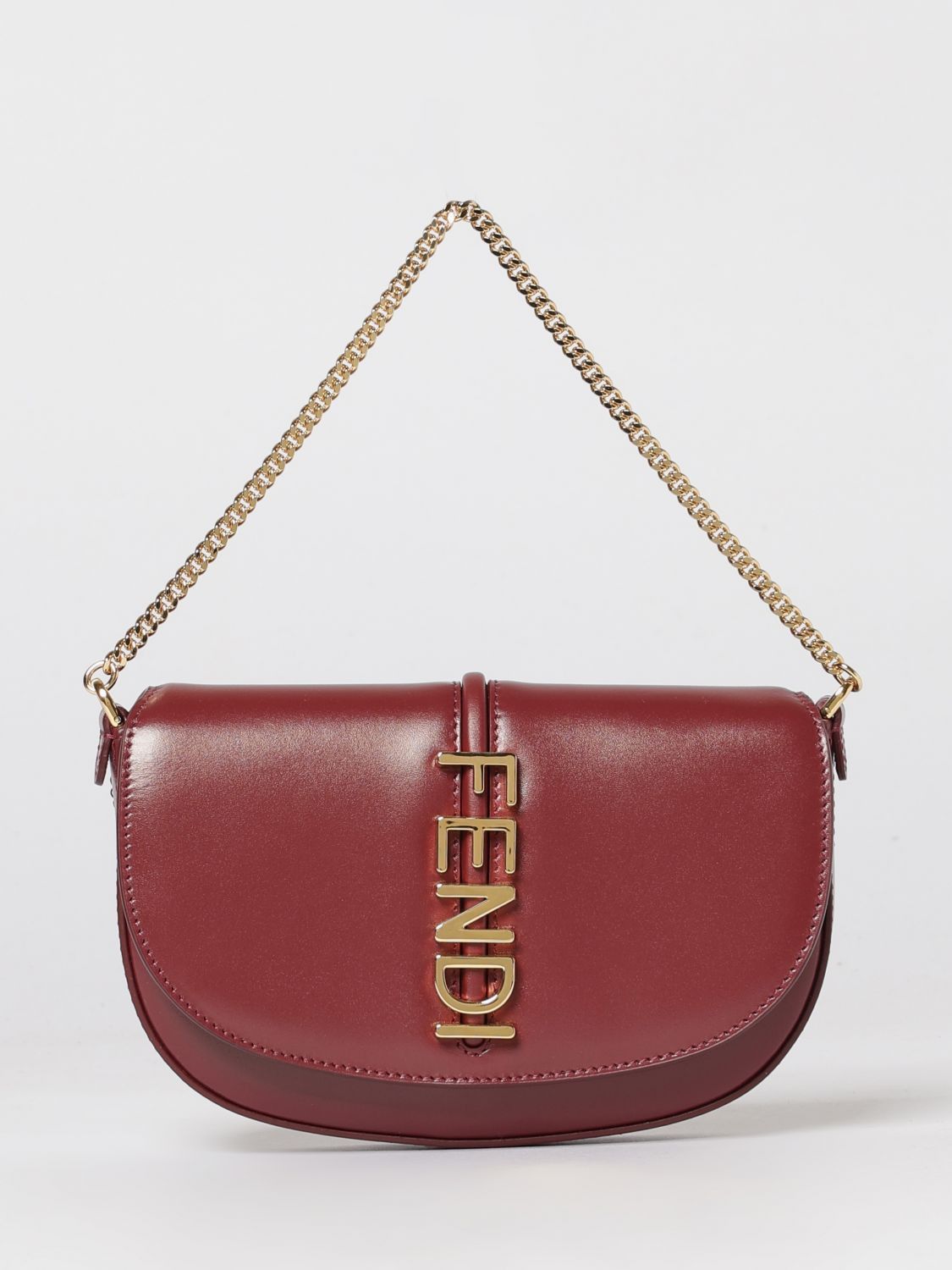 Fendi Fendi Shoulder Bag Woman Burgundy Size ONE SIZE - 1 Thumbnail