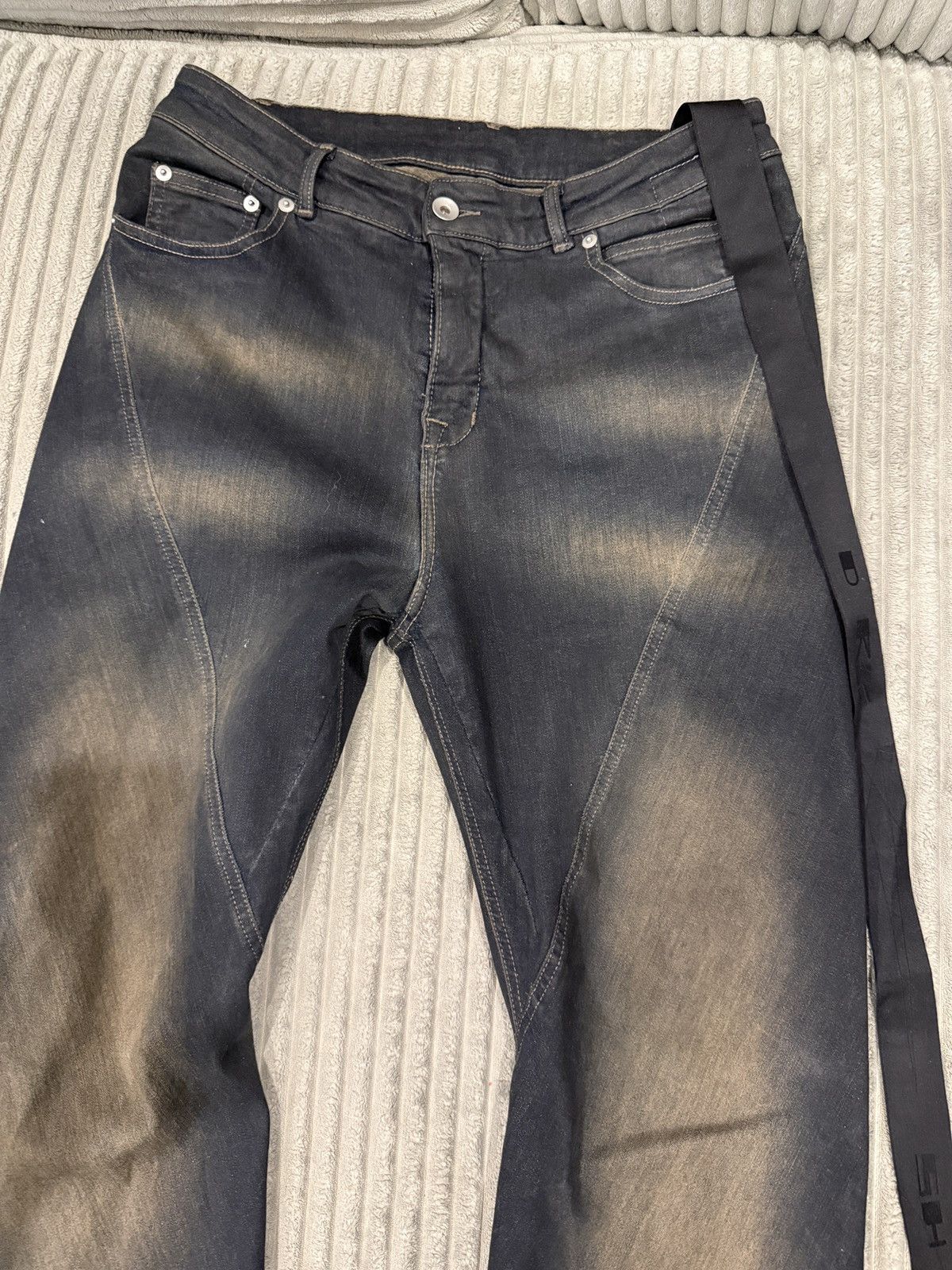 Rick Owens Rick Owens DRKSHDW Luxor Bias Cut Denim Size US 31 - 3 Thumbnail