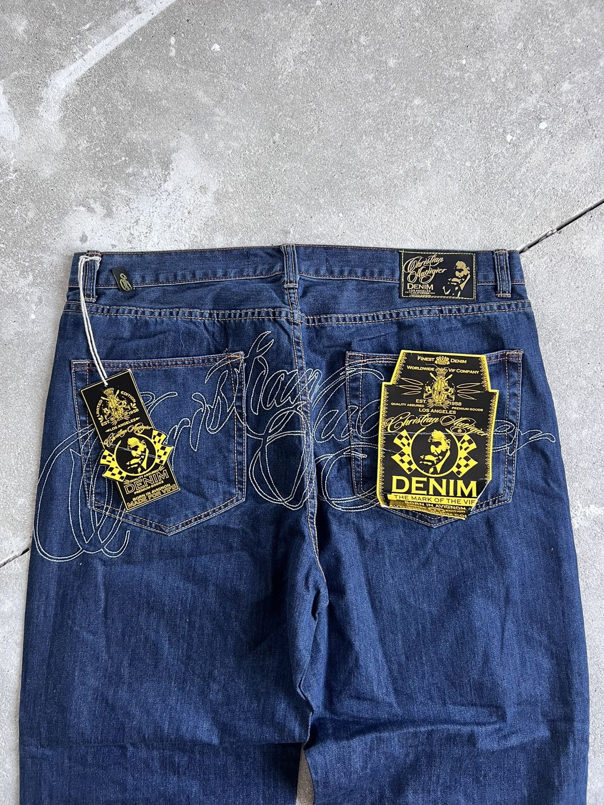 Christian Audigier NWT CHRISTIAN AUDIGIER Jeans Baggy Gangsta Size US 38 / EU 54 - 8 Thumbnail