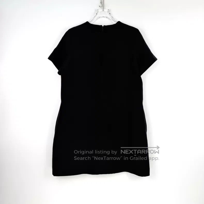 Dior Dior Black embroidered Arc de Triomphe wool mulberry silk Size L / US 10 / IT 46 - 4 Thumbnail