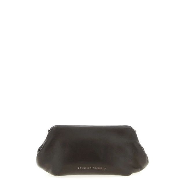 Brunello Cucinelli BRUNELLO CUCINELLI $5100 Eclipse Rust Brown Leather Bag New Size ONE SIZE - 1 Thumbnail