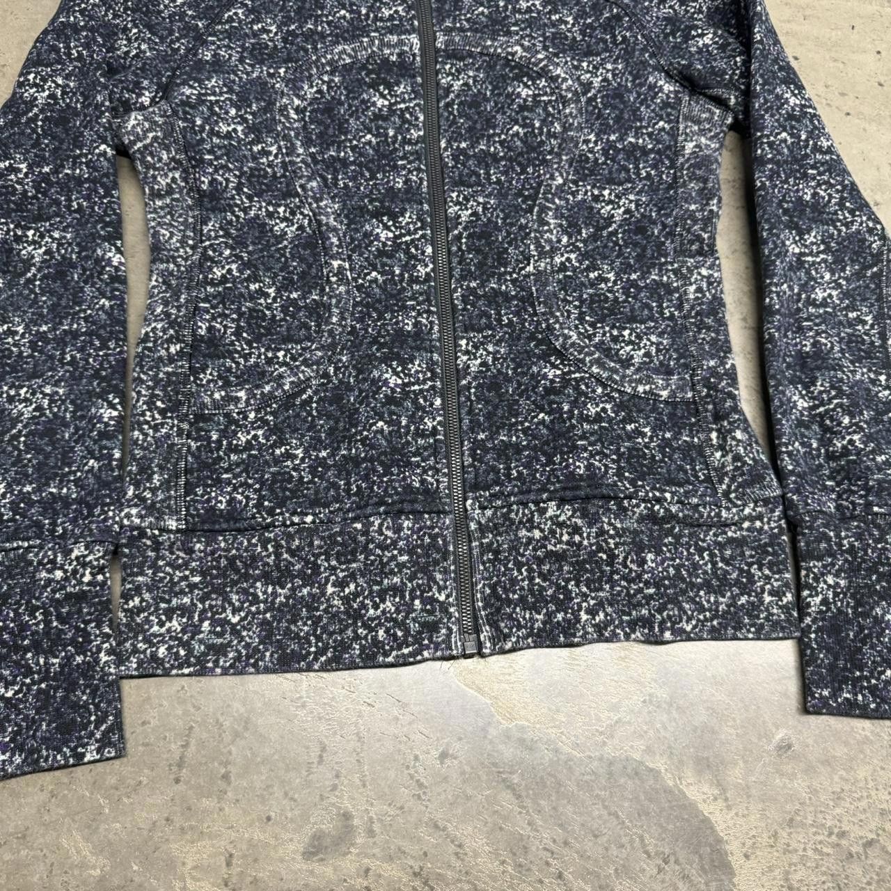Lululemon Lululemon Scuba Zip Up Jacket Indigo & White Size M / US 6-8 / IT 42-44 - 3 Thumbnail