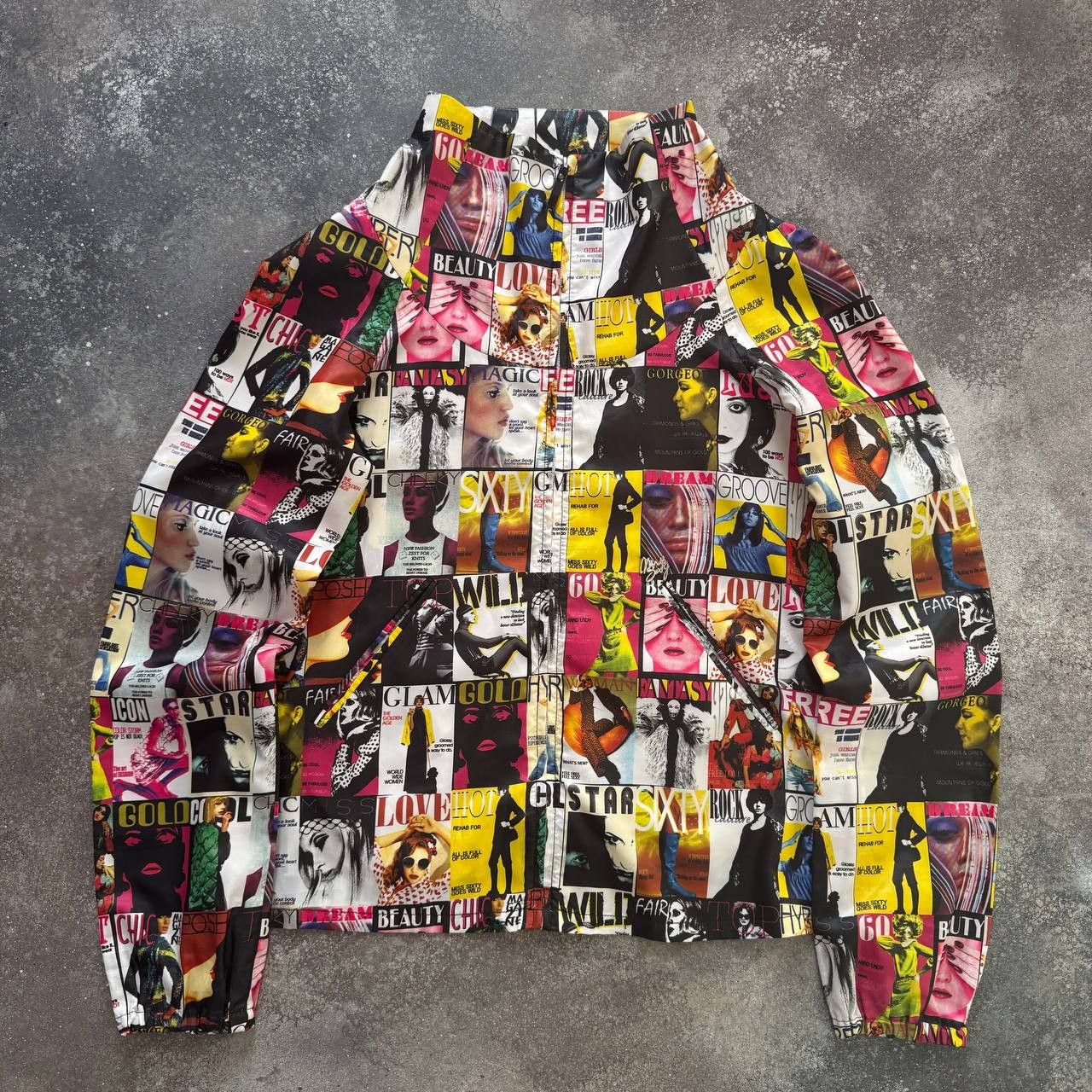 Miss Sixty Miss Sixty Y2K Retro Magazine Printed Light Jacket Size S / US 4 / IT 40 - 11 Thumbnail
