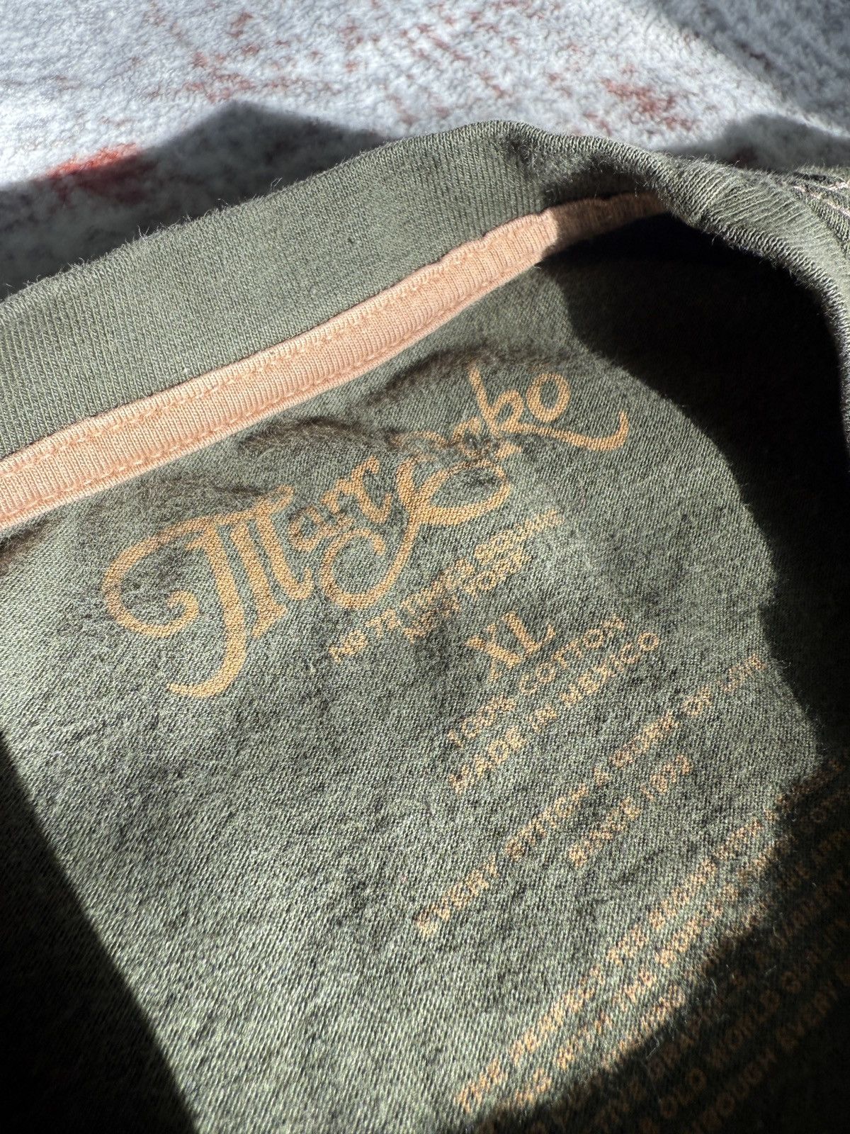 Japanese Brand × Vintage Y2K Skull Shirt Streetwear Vintage Military Green Camo Tee Size US XL / EU 56 / 4 - 5 Thumbnail