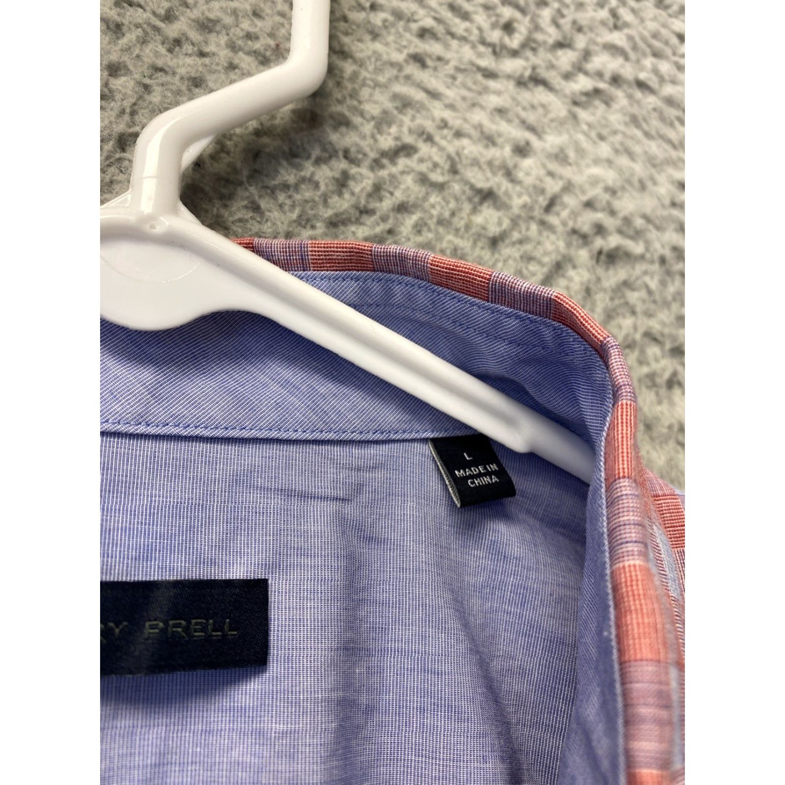 Pinko VINTAGE Zachary Prell Shirt Men L Pink Blue Plaid Cotton Long Sleeve Button-Up Size US L / EU 52-54 / 3 - 5 Thumbnail