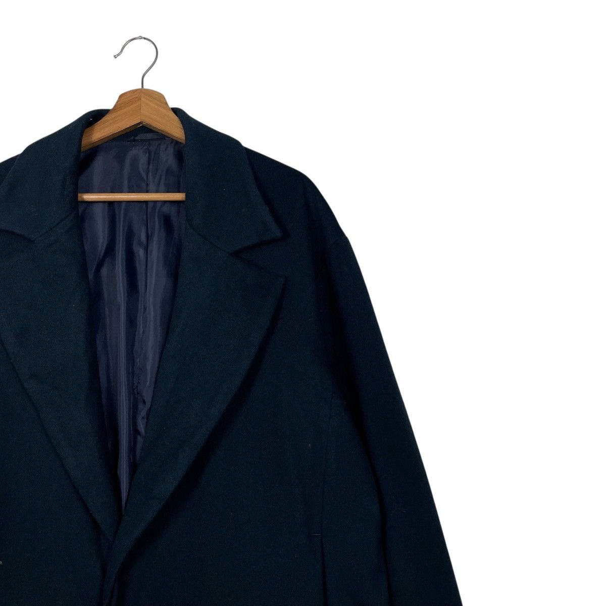 STUDIOUS Japanese Brand Studious Blac Wool Overcoat Size US L / EU 52-54 / 3 - 6 Thumbnail