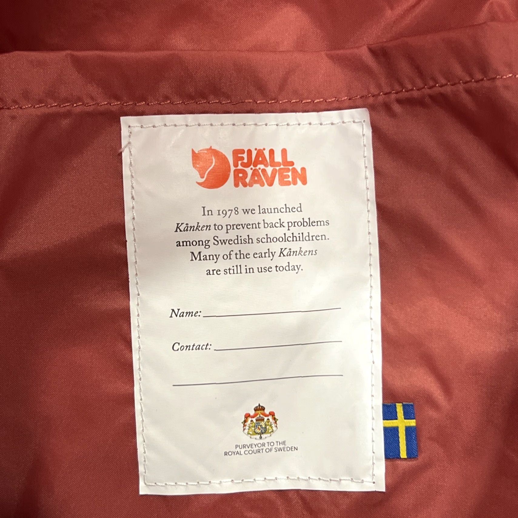 Vintage Fjallraven Kanken Mini Backpack Pink Medium Striped Casual Zip Women's Size ONE SIZE - 5 Thumbnail
