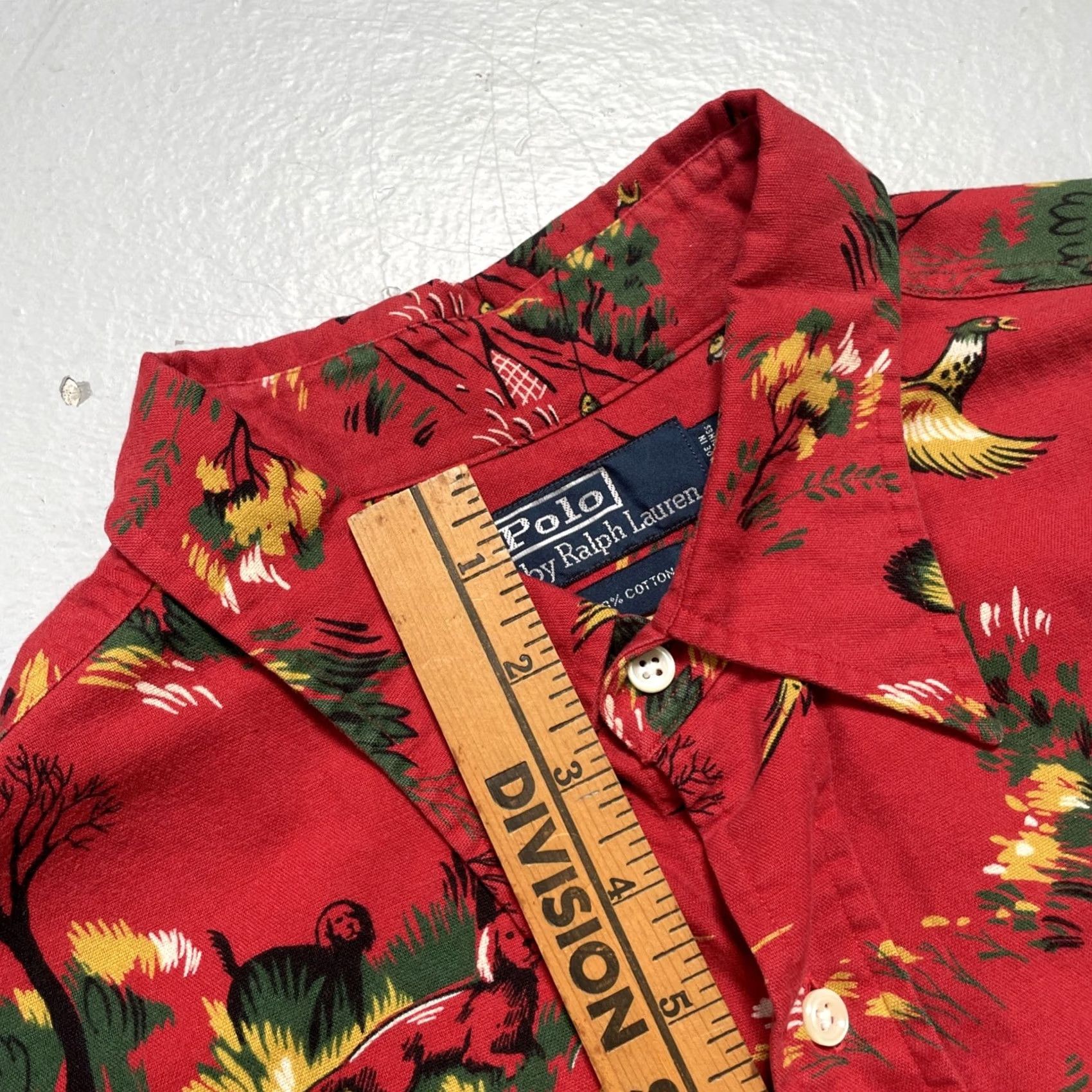 Polo Ralph Lauren VINTAGE Polo Ralph Lauren Bird Shirt L Long Adult 90s Mens Size US L / EU 52-54 / 3 - 4 Thumbnail