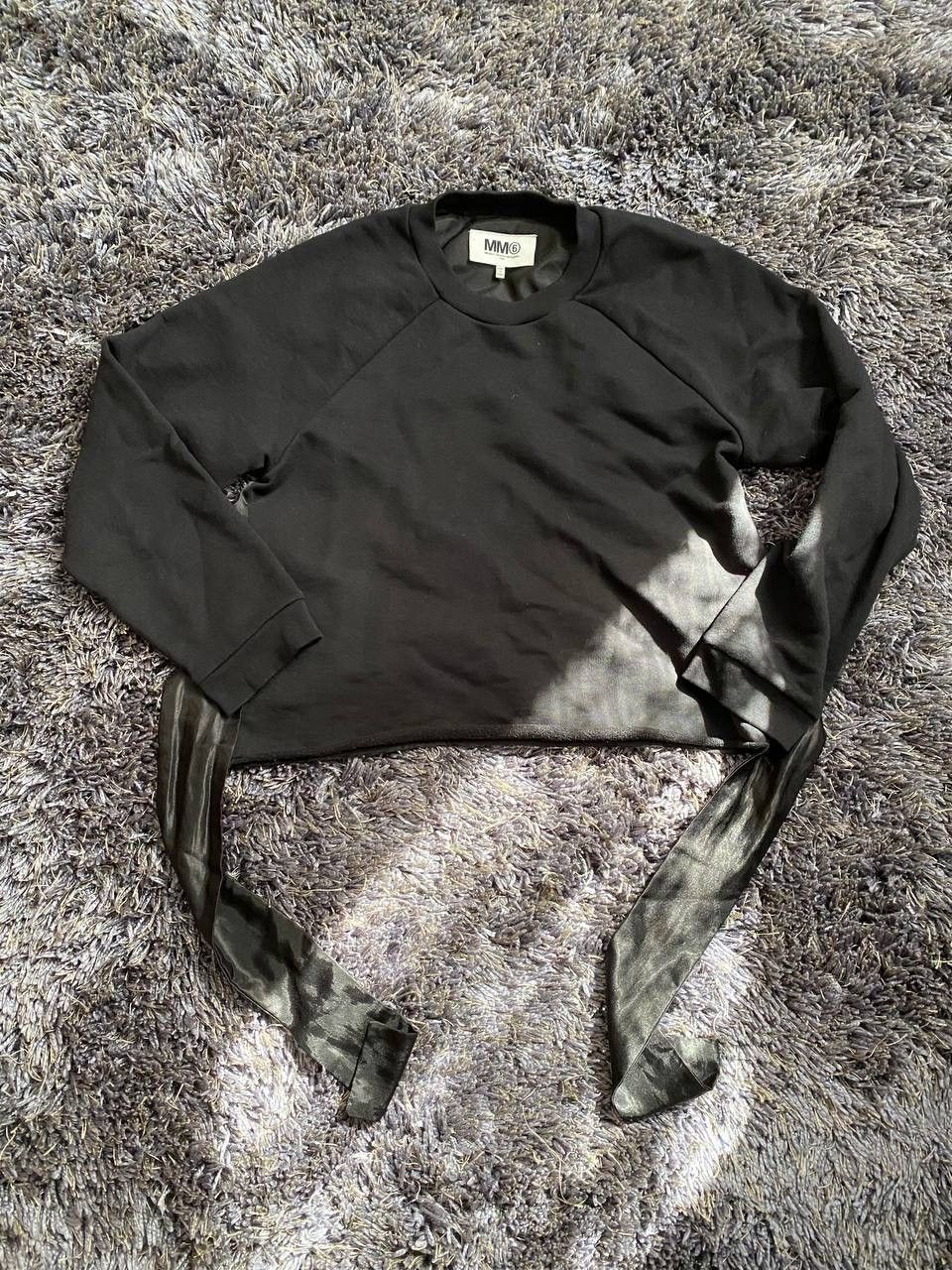 Maison Margiela Maison Margiela long sleeve bandage top sweatshirt silk Size S / US 4 / IT 40 - 1 Thumbnail