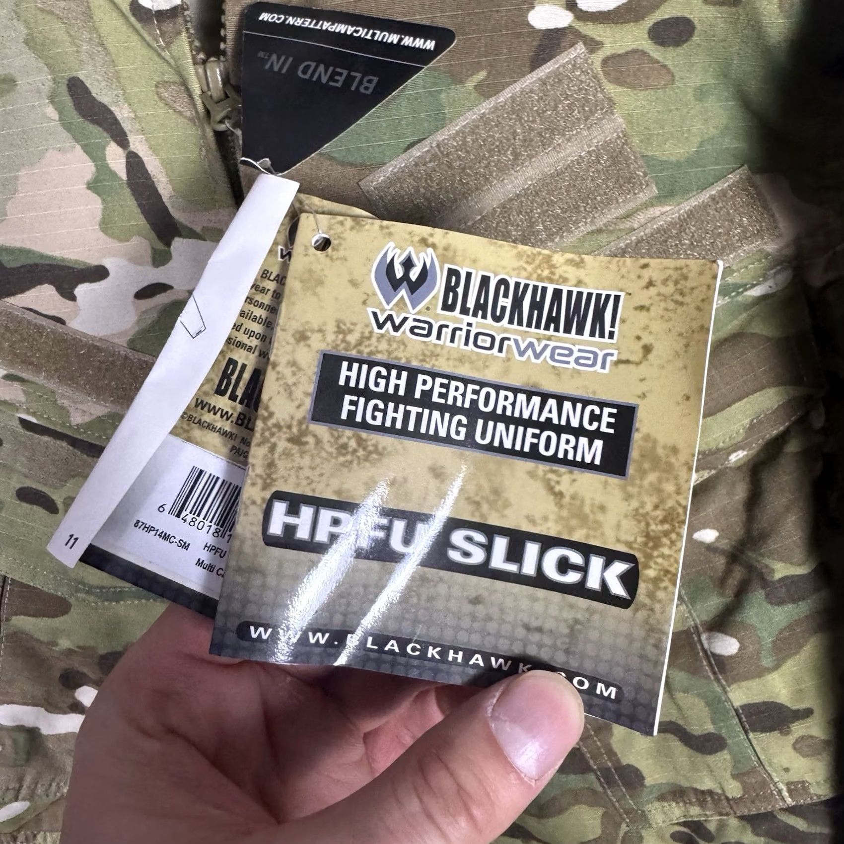 Vintage Blackhawk HPFU Jacket Mens S Slick Performance Tactical Multicam Ripstop - Military Size US S / EU 44-46 / 1 - 6 Thumbnail