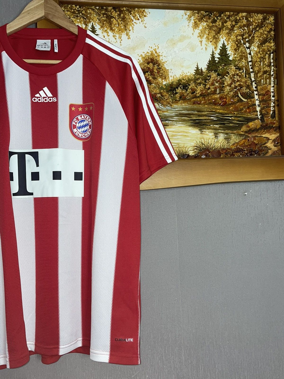 Adidas × Vintage Rare Vintage 2010 Bayern Munchen Home Jersey Size US L / EU 52-54 / 3 - 8 Thumbnail