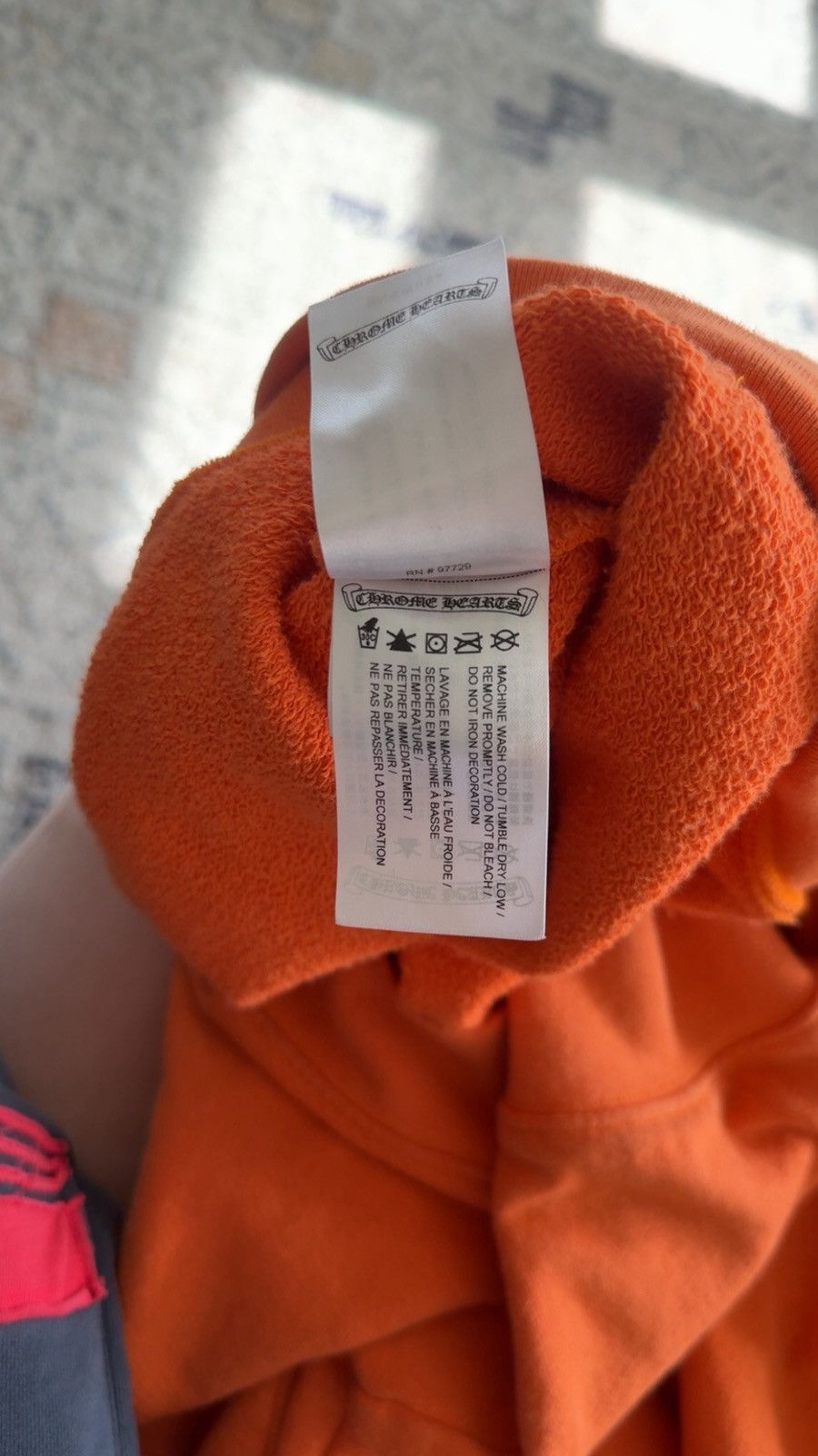 Chrome Hearts Orange Chrome Hearts Vines Dagger Hoodie Size US M / EU 48-50 / 2 - 7 Thumbnail