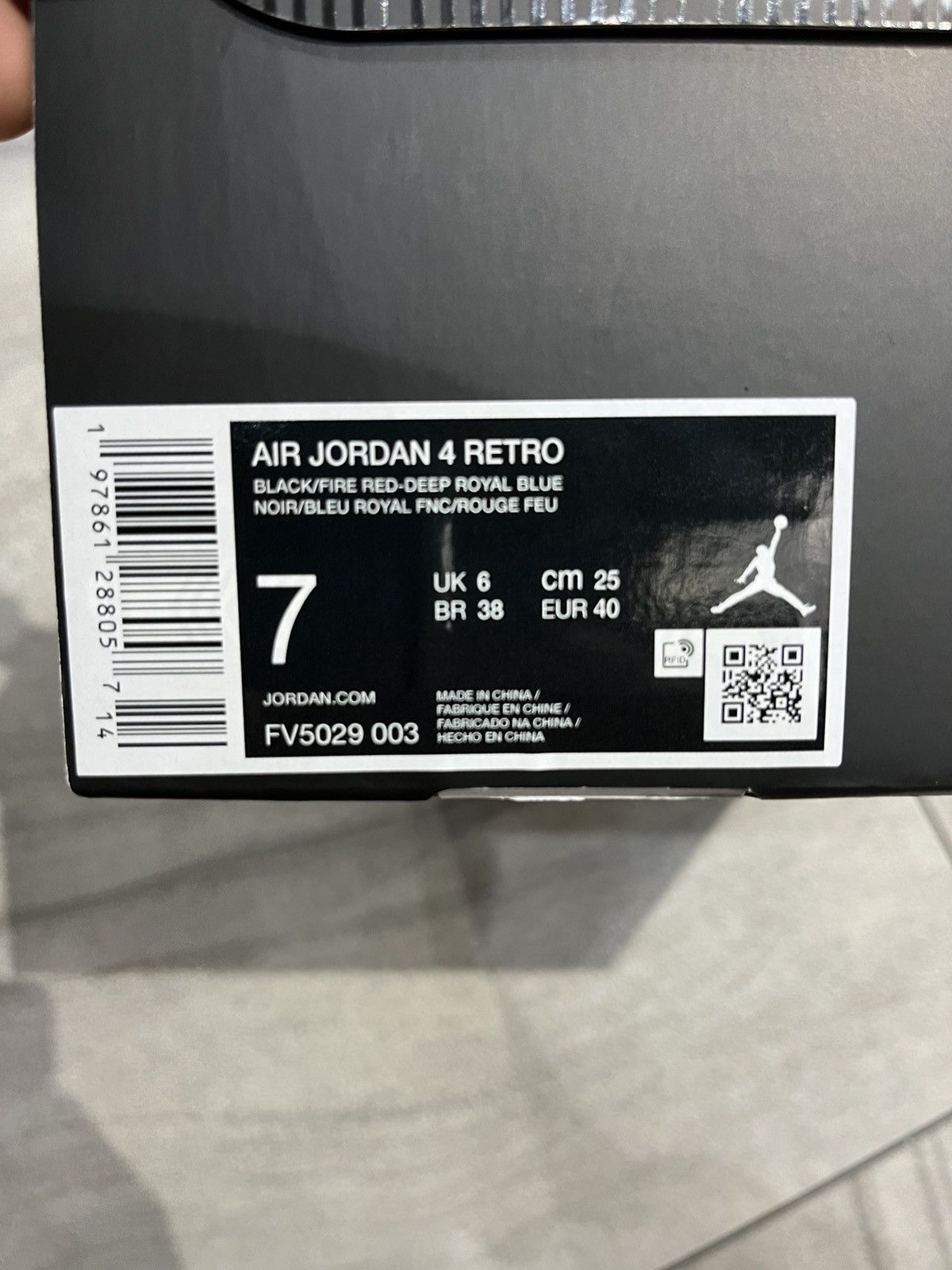 Jordan Brand × Nike Air Jordan 4 Rare Air Size US 7 / EU 40 - 2 Thumbnail