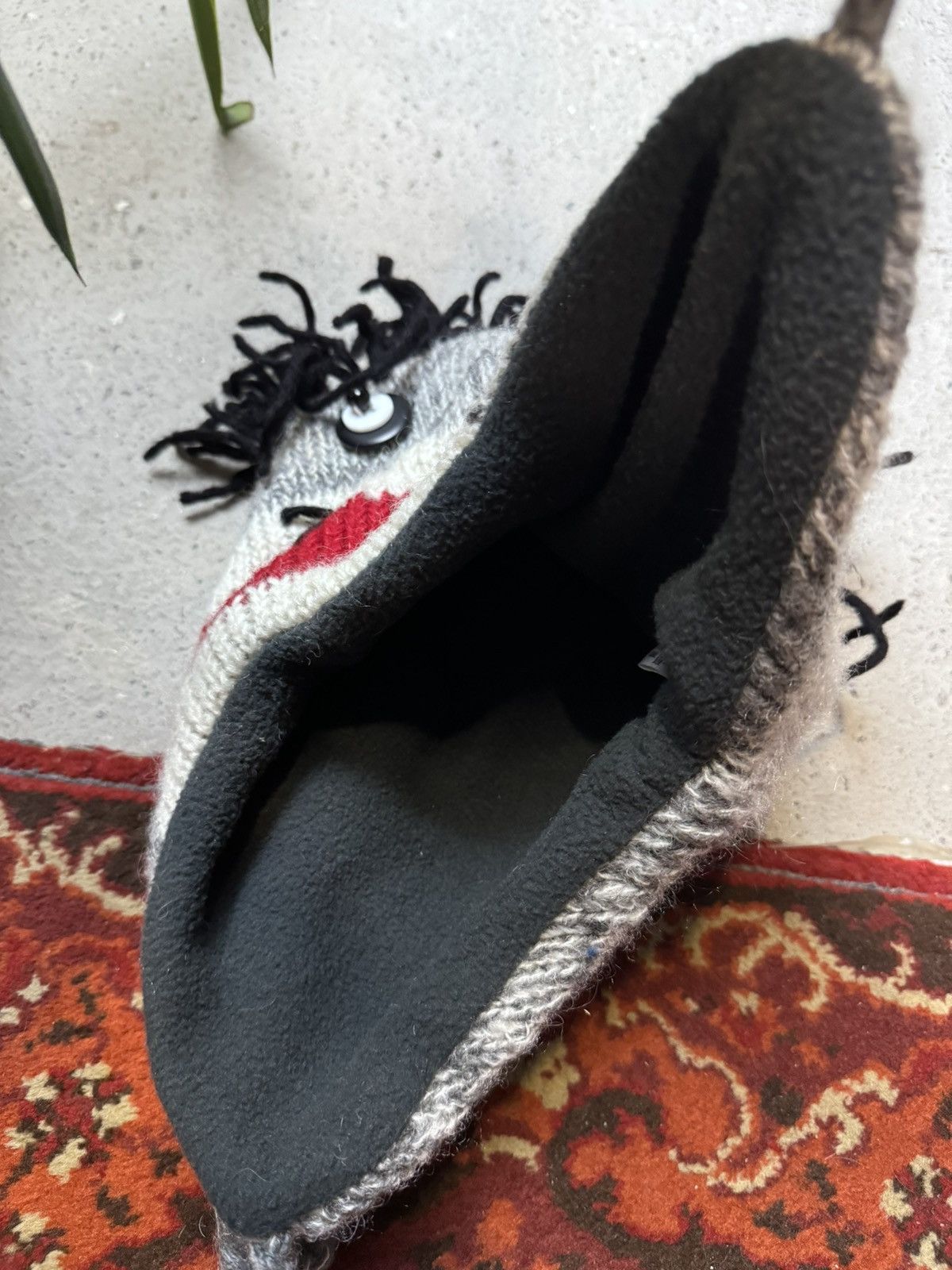 Japanese Brand × Vintage Vintage Y2K Monkey Face Avntgarde Wool Ushanka Crazy Opium Size ONE SIZE - 6 Thumbnail