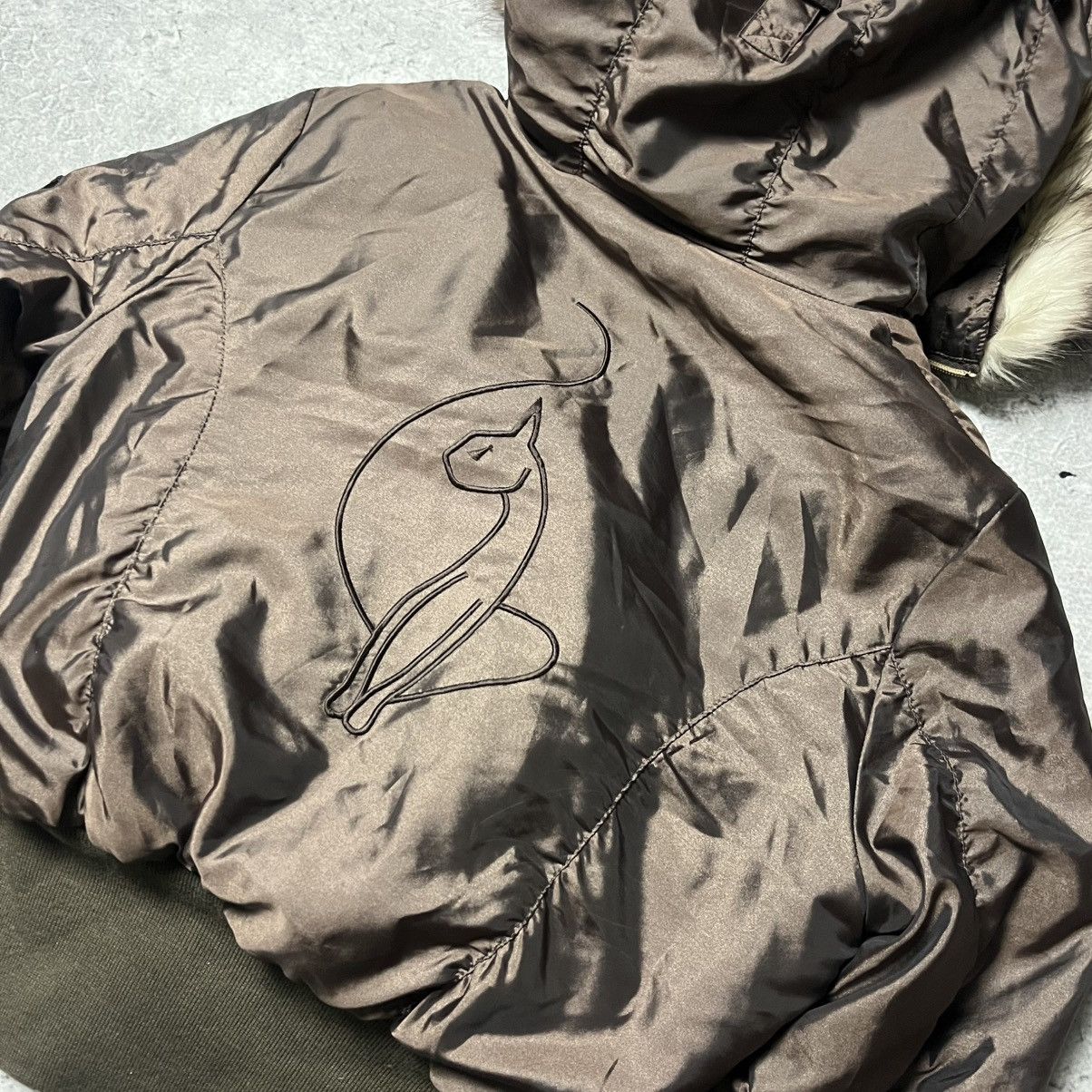 Other Vintage avant garde baby phat fur bomber jacket S y2k 00s Size S / US 4 / IT 40 - 9 Thumbnail