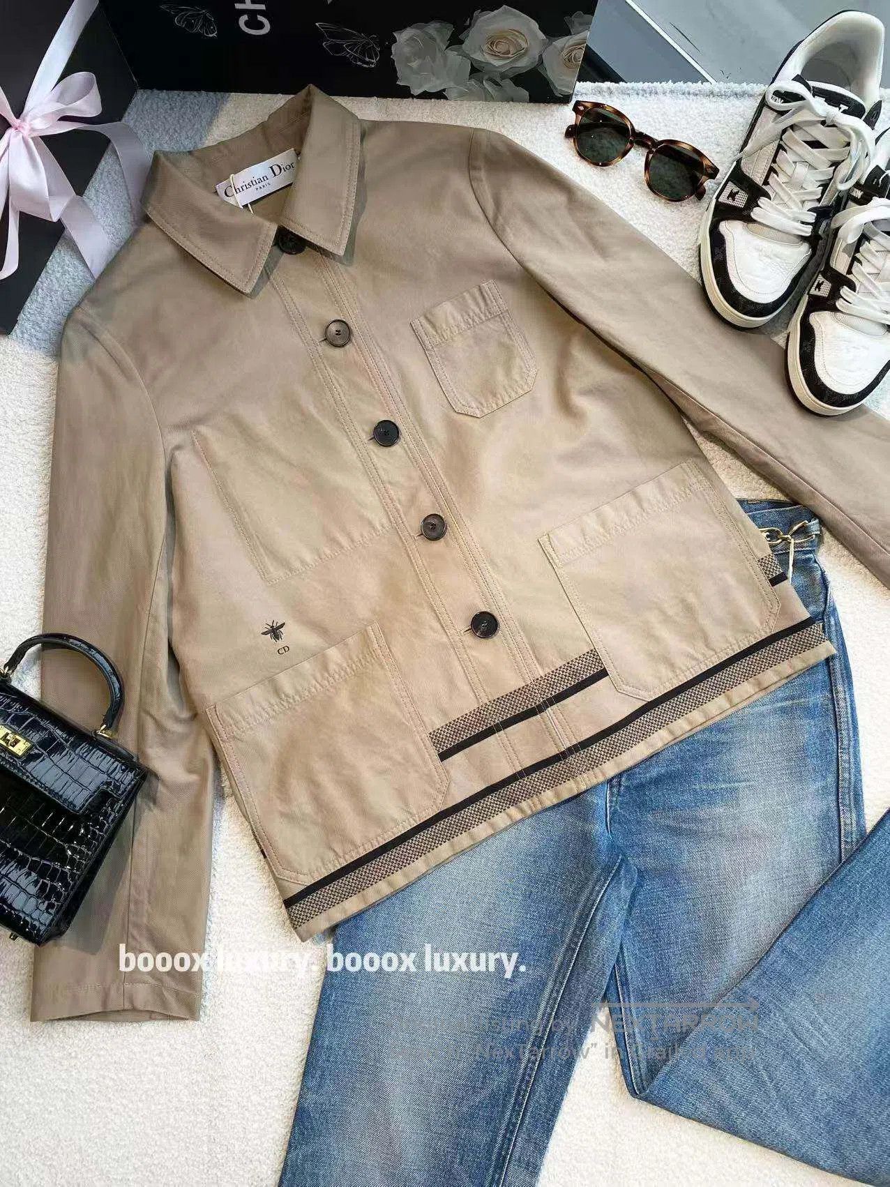 Dior Dior Slogan logo jacket jacket| Size XS / US 0-2 / IT 36-38 - 1 Thumbnail
