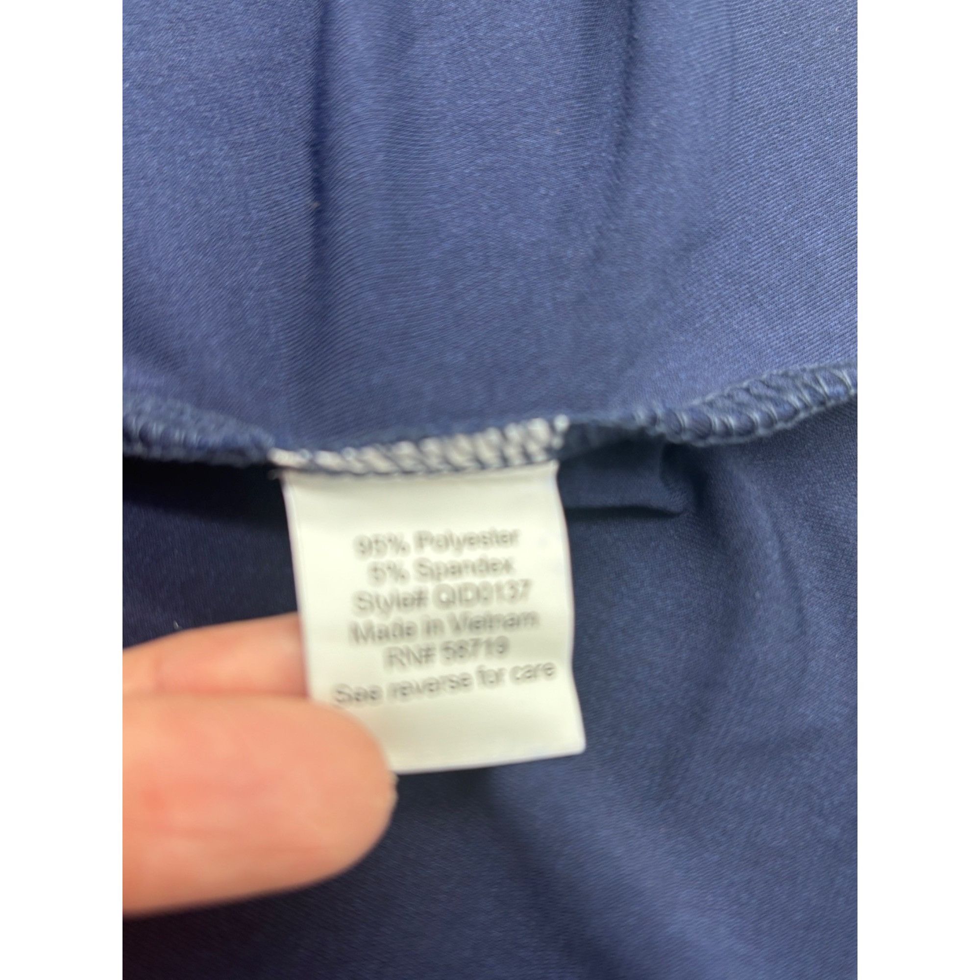 Other NY Collection Plus Size Ruched A-line Dress, Navy, Sz. 2X Size ONE SIZE - 9 Thumbnail