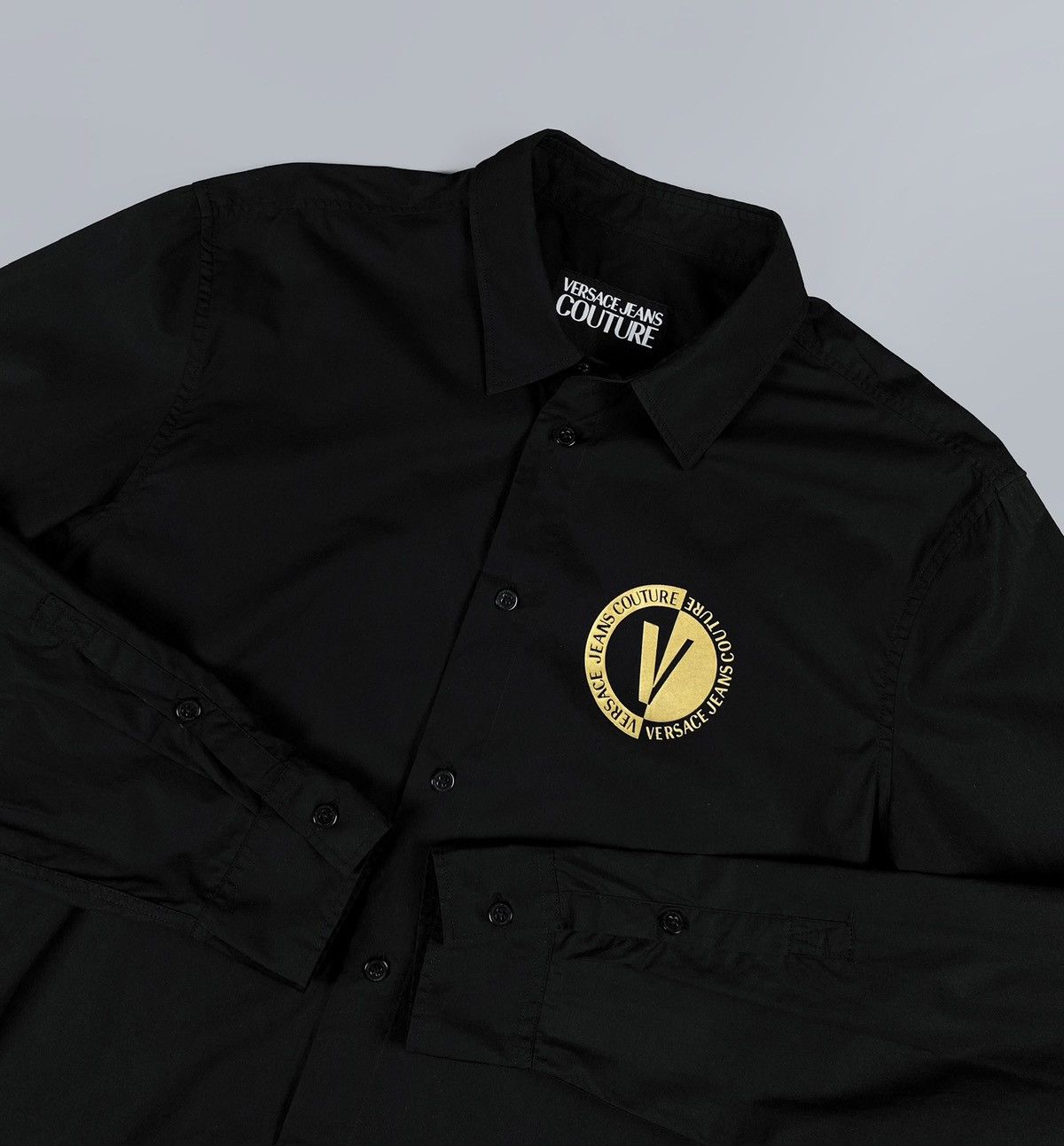 Versace Jeans Couture Men's Versace Jeans Couture V-Emblem LS Shirt Size 48 / S Size US S / EU 44-46 / 1 - 1 Thumbnail