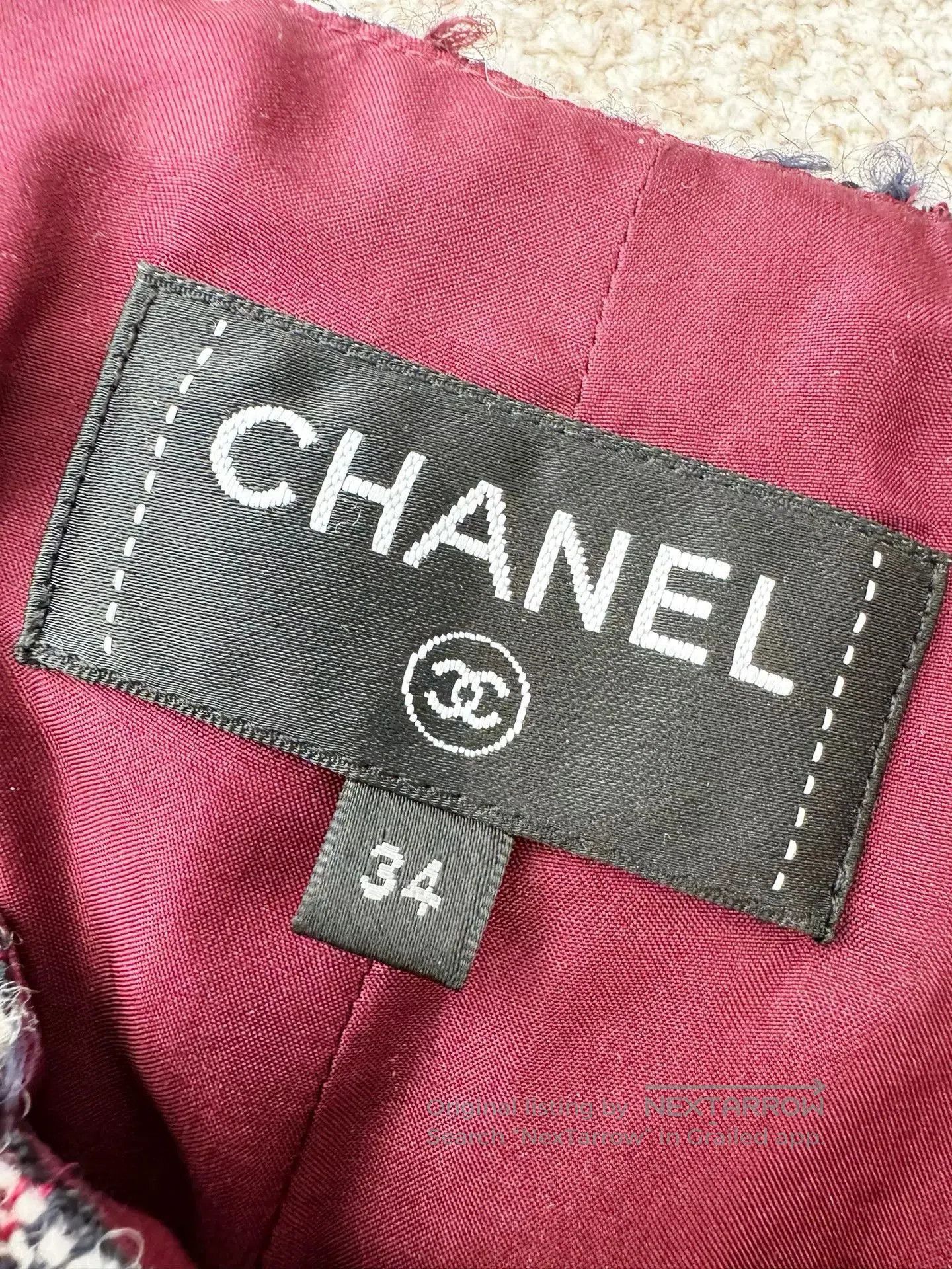 Chanel Chanel Red Base Tweed Striped Shorts. Size US 34 / EU 50 - 5 Thumbnail