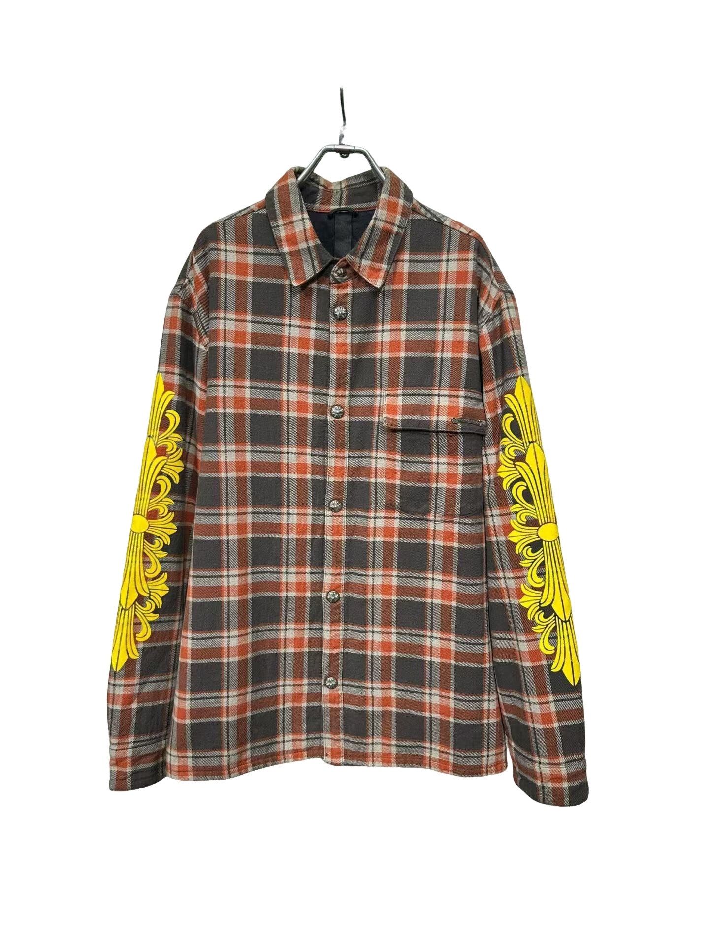 Chrome Hearts Chrome Hearts Plaid Yellow Graphic Padded Jacket XL Size US XL / EU 56 / 4 - 1 Thumbnail