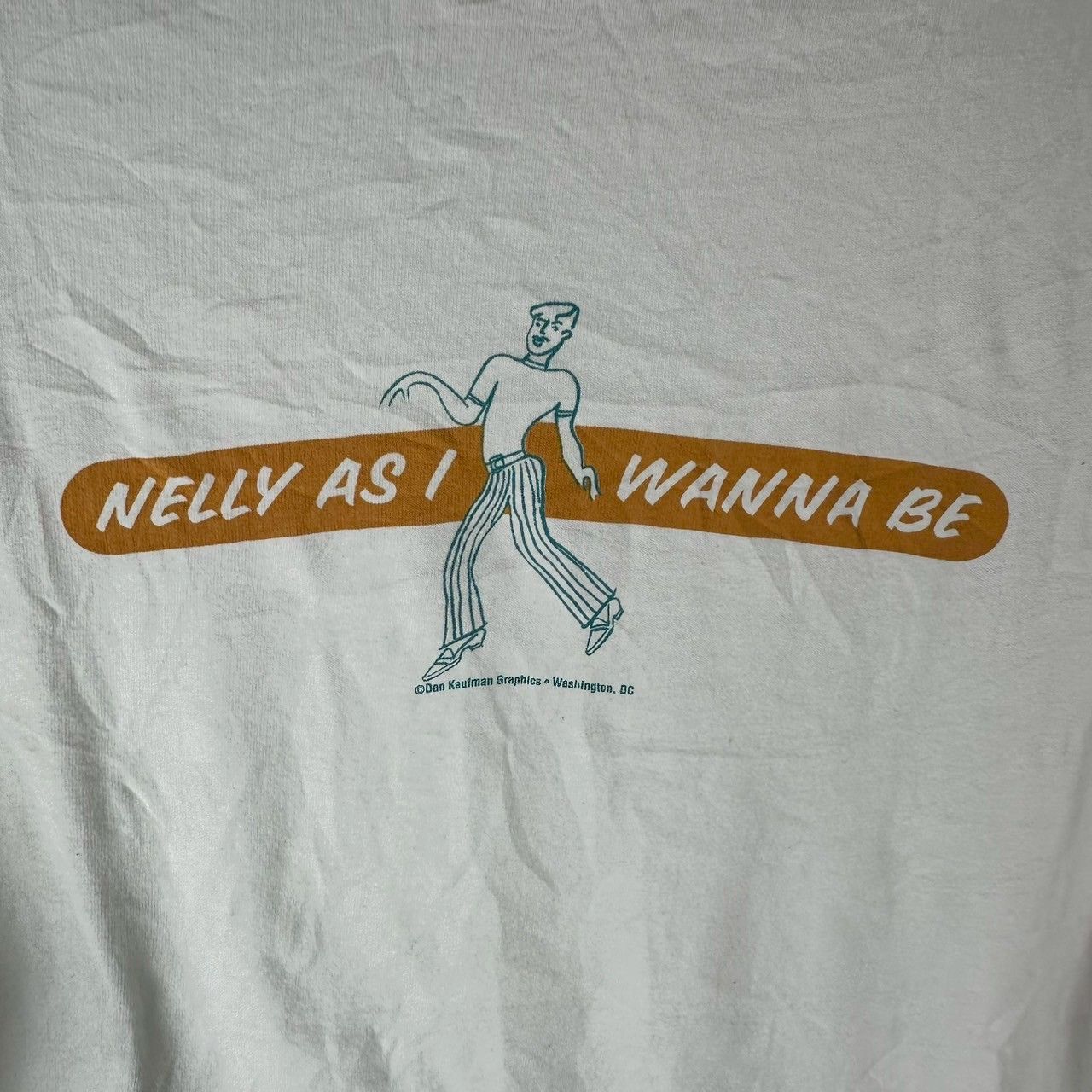 Vintage ​​​​​​Vintage 90s Nelly As I wanna Be Graphic T-shirt Size US XL / EU 56 / 4 - 2 Thumbnail