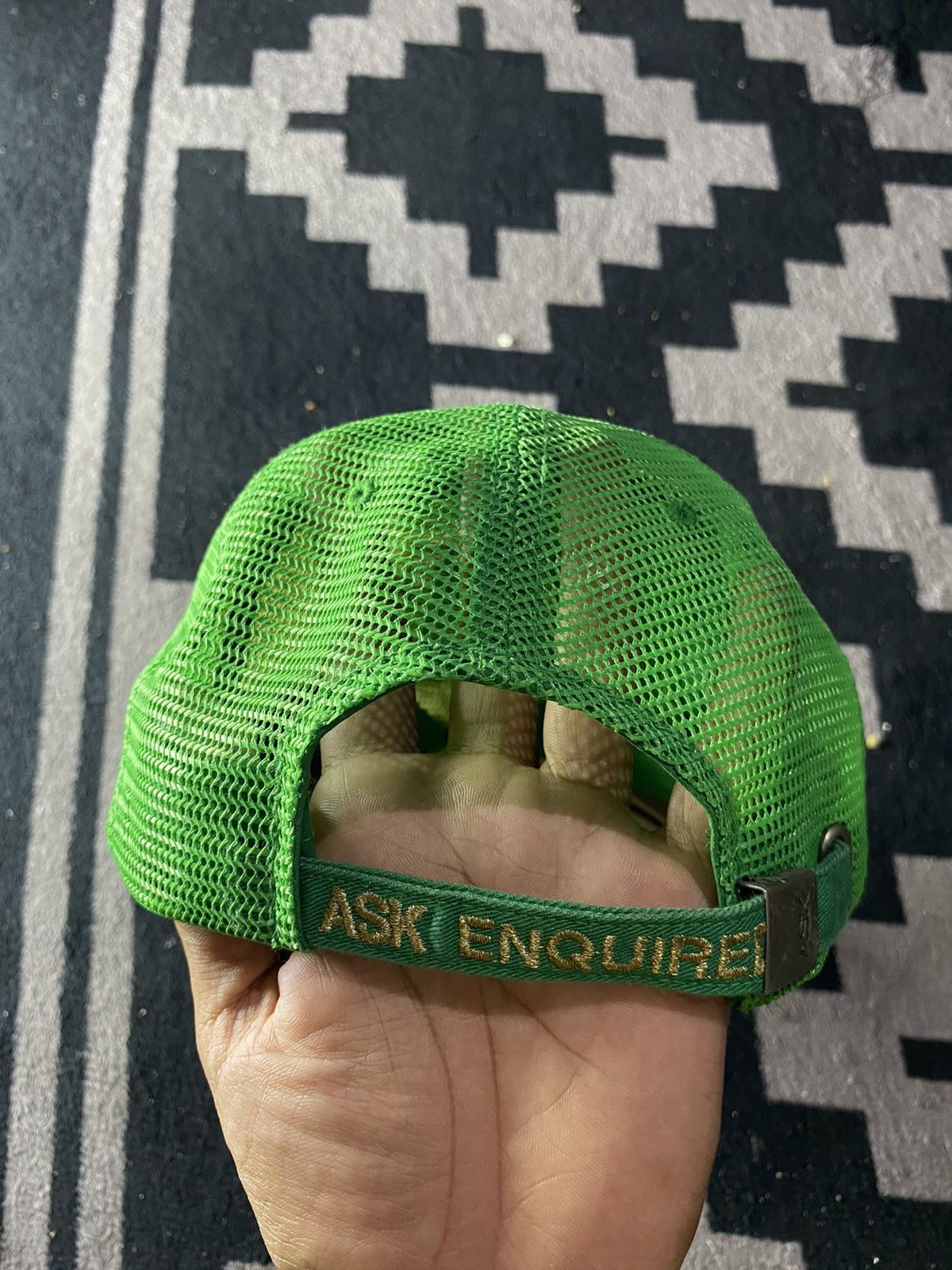 Hysteric Glamour ask enquired camo distressed trucker hats Size ONE SIZE - 4 Thumbnail