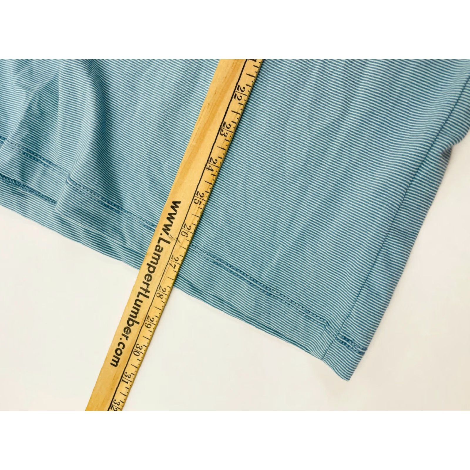 Van Heusen Van Heusen Polo Shirt Men's Size Medium Blue Striped Short Sleeve Classic Fit Shirt Size US M / EU 48-50 / 2 - 5 Thumbnail