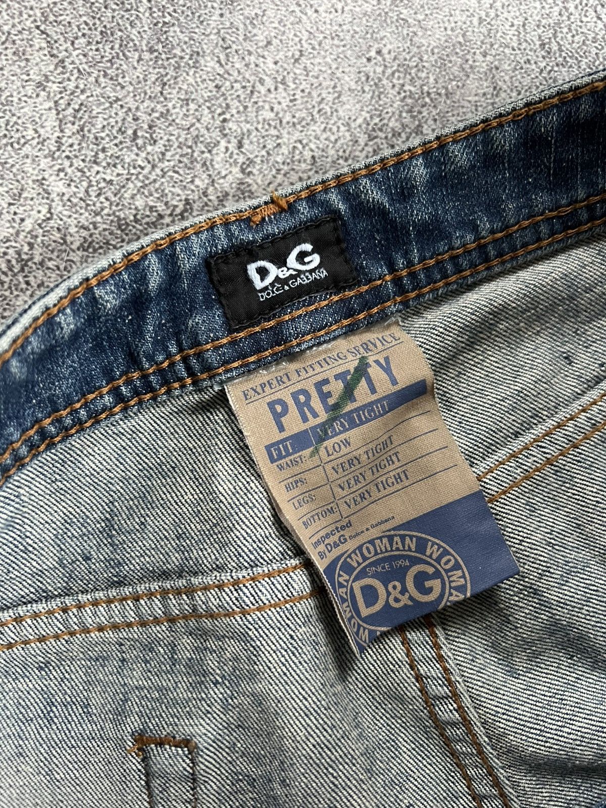 Dolce & Gabbana Dolce & Gabbana Distressed Jeans Womens Sz 29 Denim Pants Size 29" - 9 Thumbnail