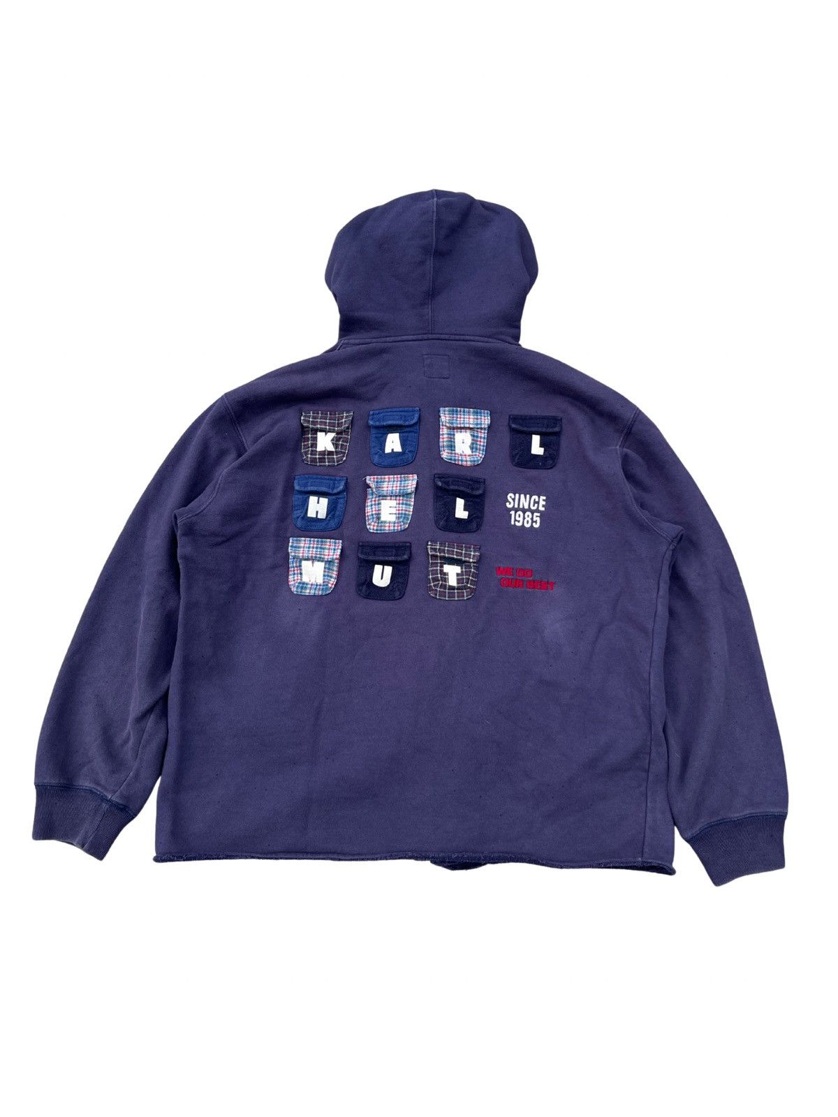 Karl Helmut Karl Helmut Pocket Patches Distressed Hoodie Size US M / EU 48-50 / 2 - 1 Thumbnail