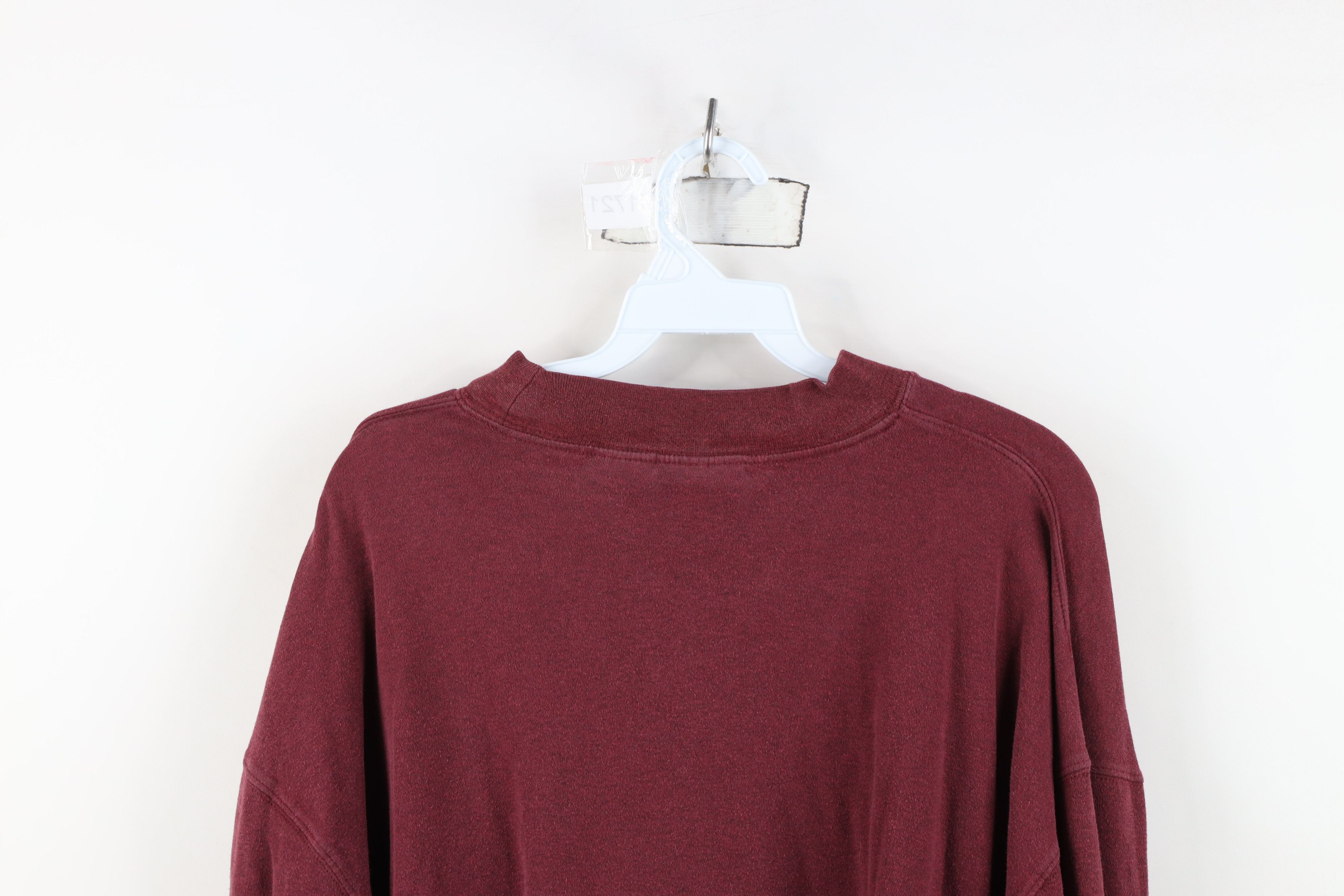 Reebok Vintage 90s Y2K Reebok Mock Neck Long Sleeve T-Shirt Size US XL / EU 56 / 4 - 12 Thumbnail