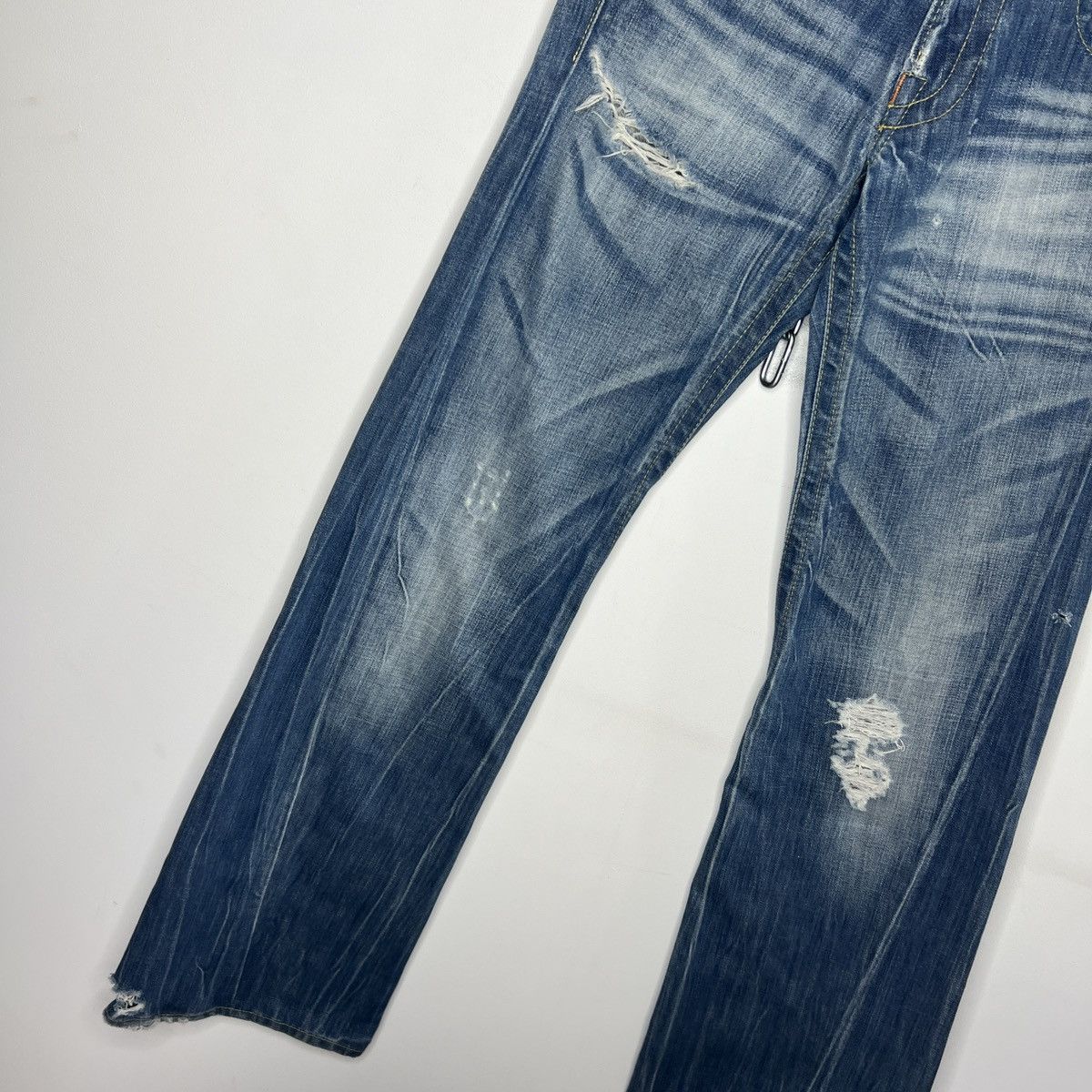 Giorgio Armani × Japanese Brand × Vintage Armani Big Logo Parachute Japanese Denim Pants Y2K Jeans Size US 30 / EU 46 - 4 Thumbnail