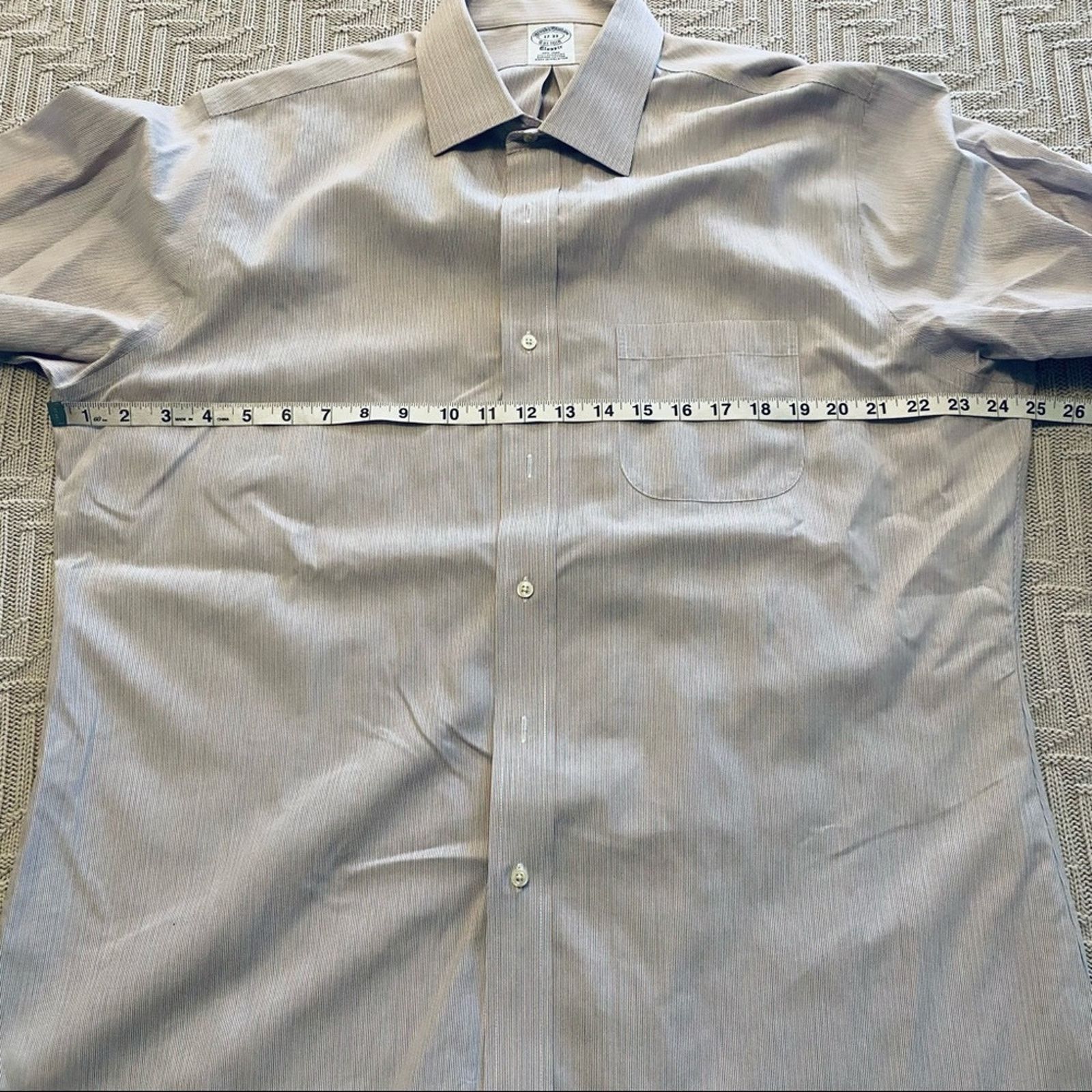 Brooks Brothers Brooks Brothers striped long sleeve button down dress shirt Size US XL / EU 56 / 4 - 6 Thumbnail