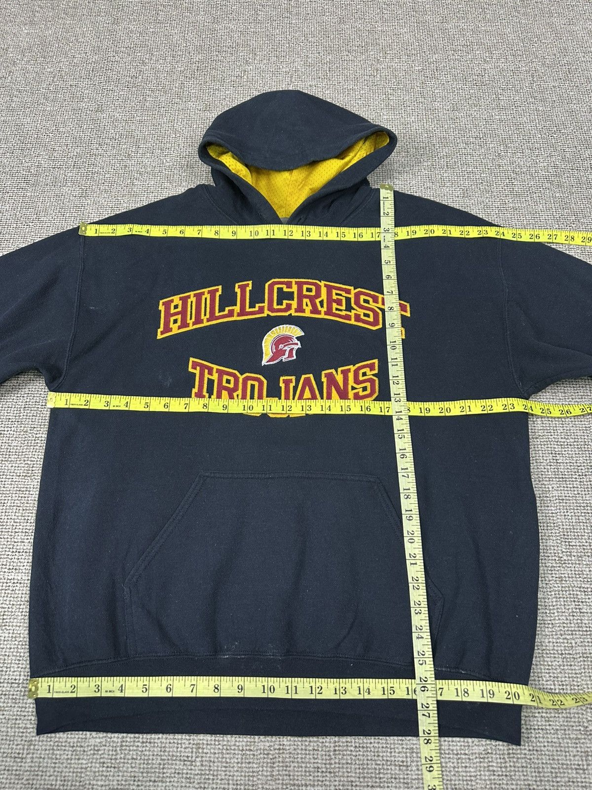 Collegium Y2k USC Hillcrest Trojan High School Hoodie Z427 Size US L / EU 52-54 / 3 - 4 Thumbnail