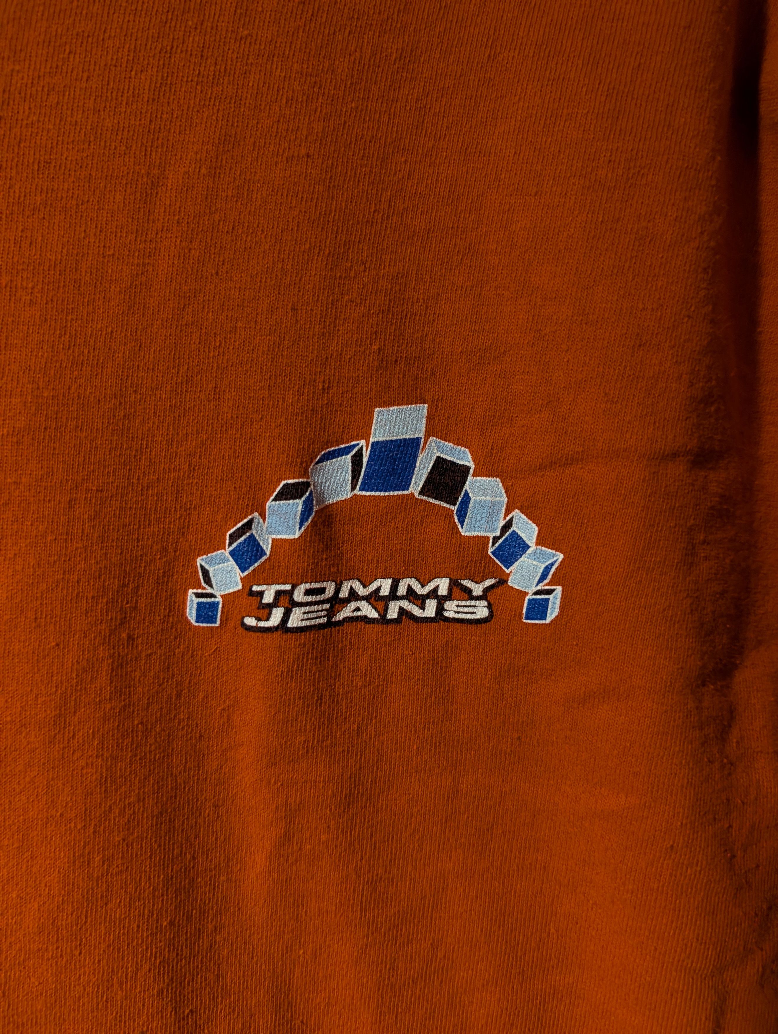 Tommy Hilfiger Vintage Tommy Jeans 3D Cube Graphic T-Shirt Made USA Mens Size US S / EU 44-46 / 1 - 4 Thumbnail