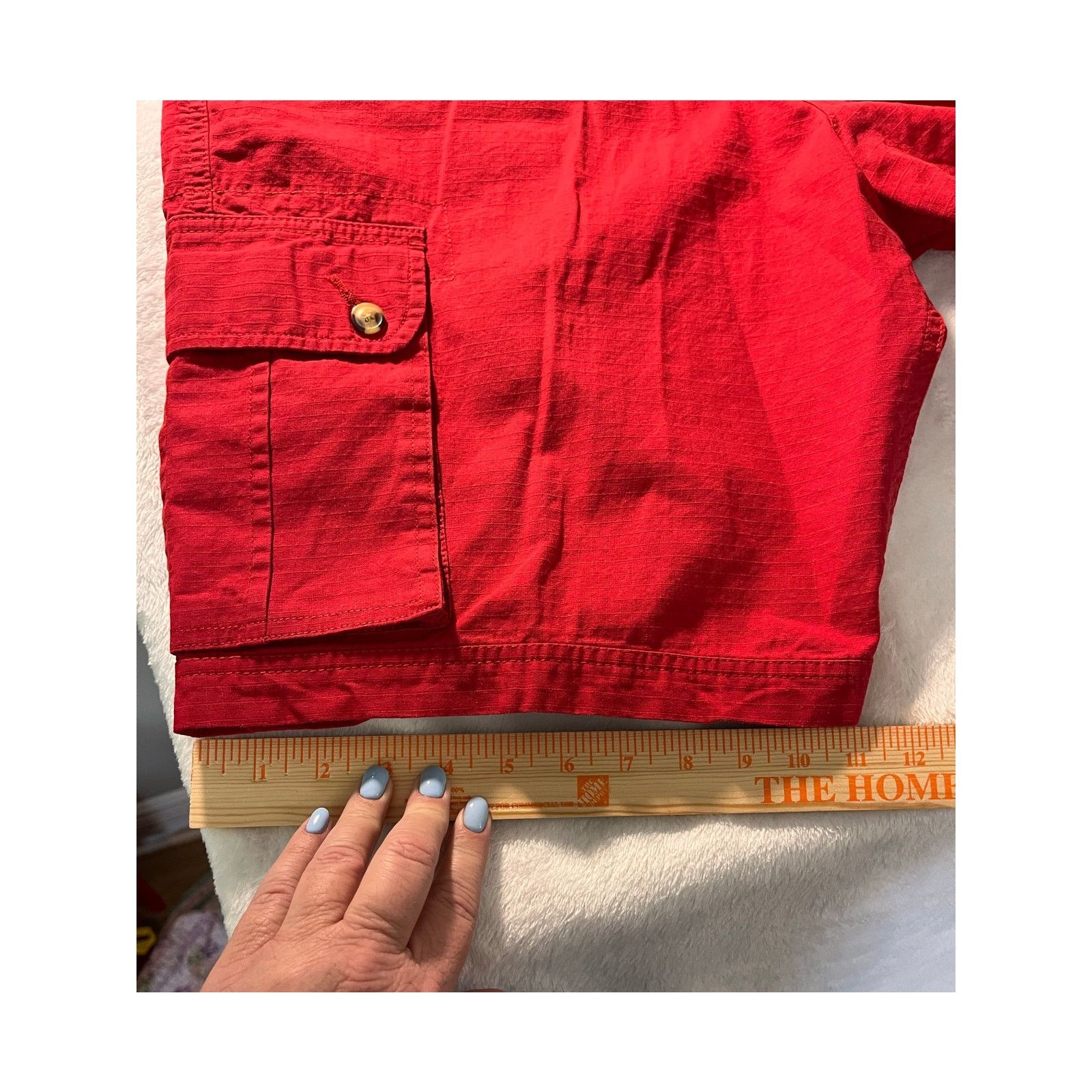 Haggar Haggar Men’s Red Cargo Shorts Size 38 100% Cotton Outdoor Size US 38 / EU 54 - 10 Thumbnail